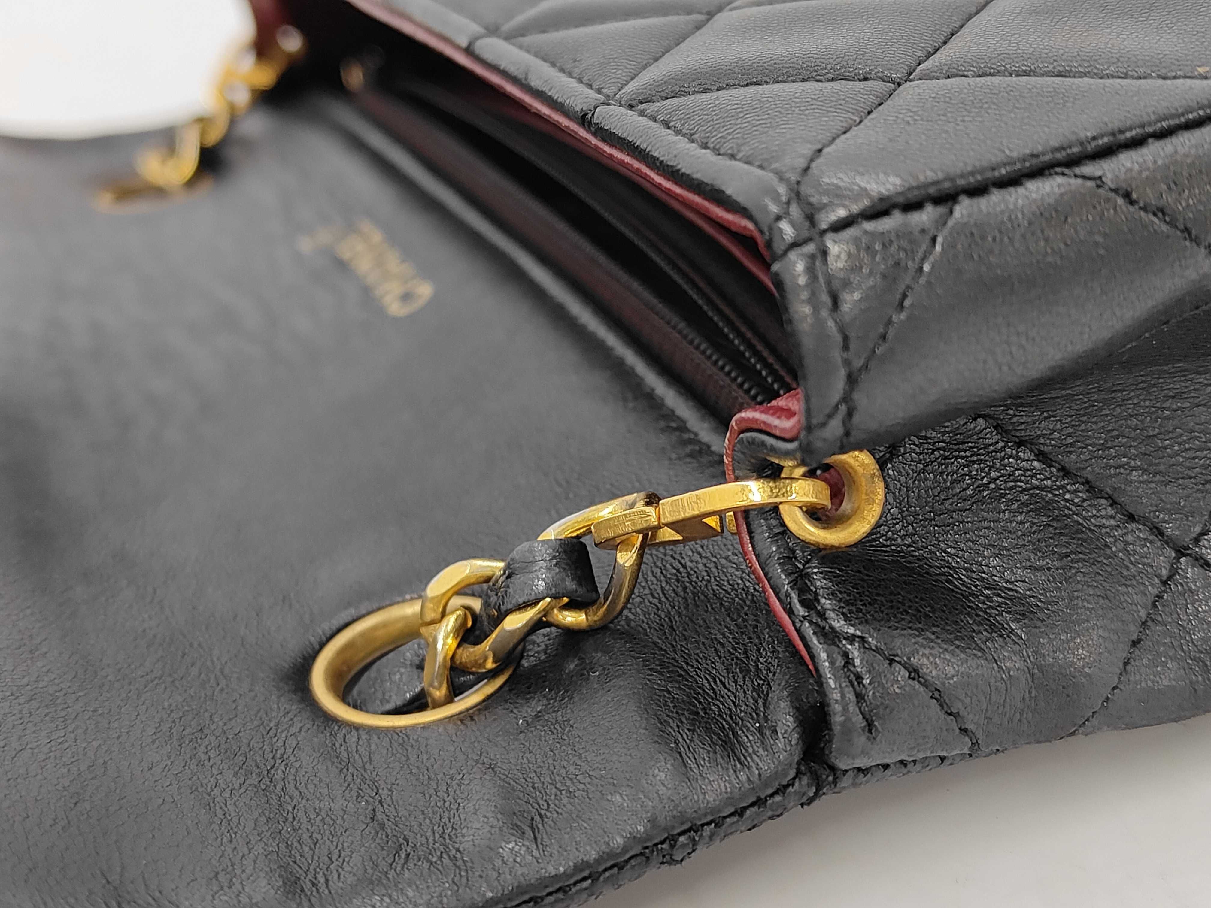Lambskin Full Flap Shoulder Bag (Model 1) — view 5