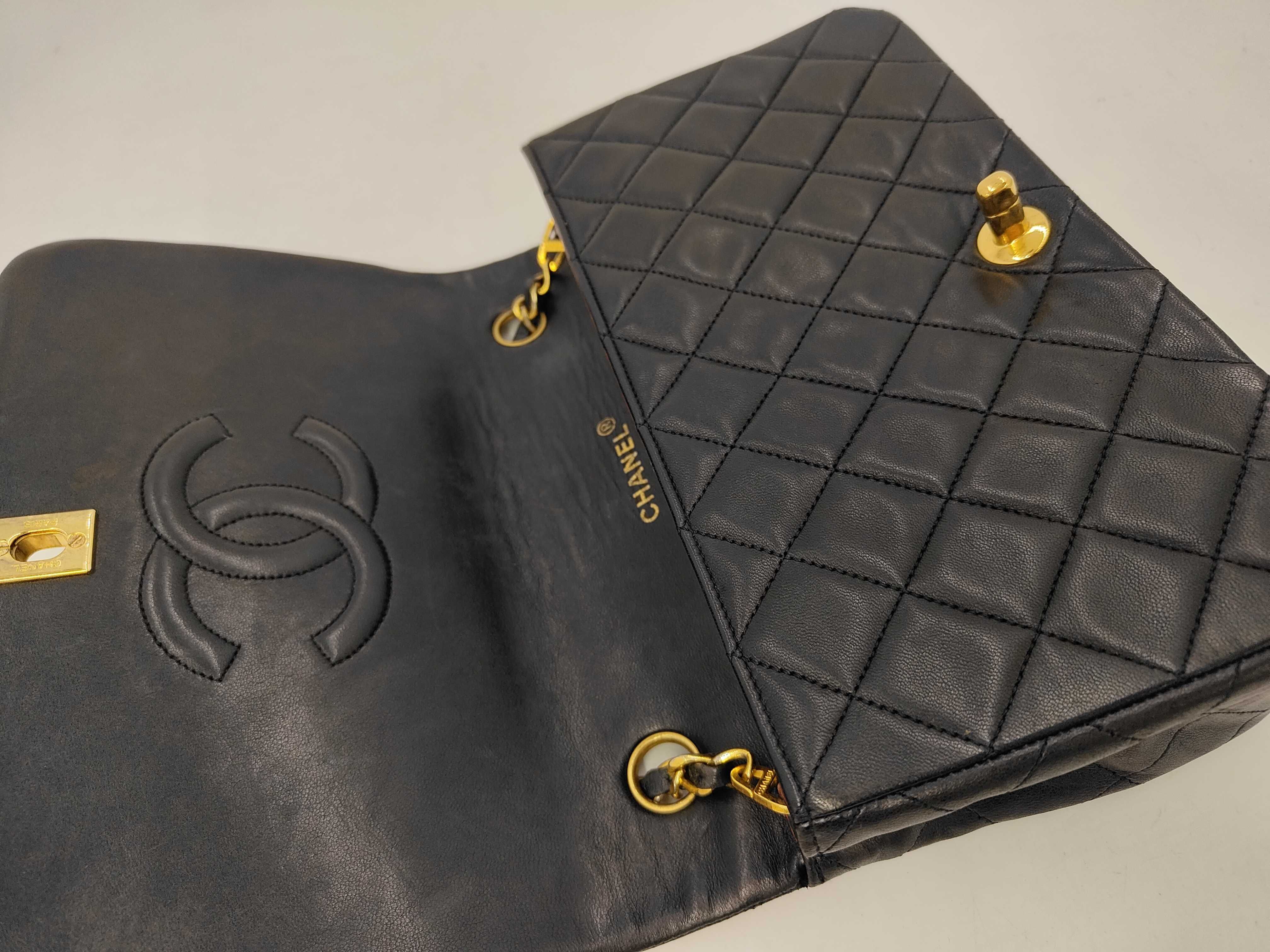 Lambskin Full Flap Shoulder Bag (Model 1) — view 6