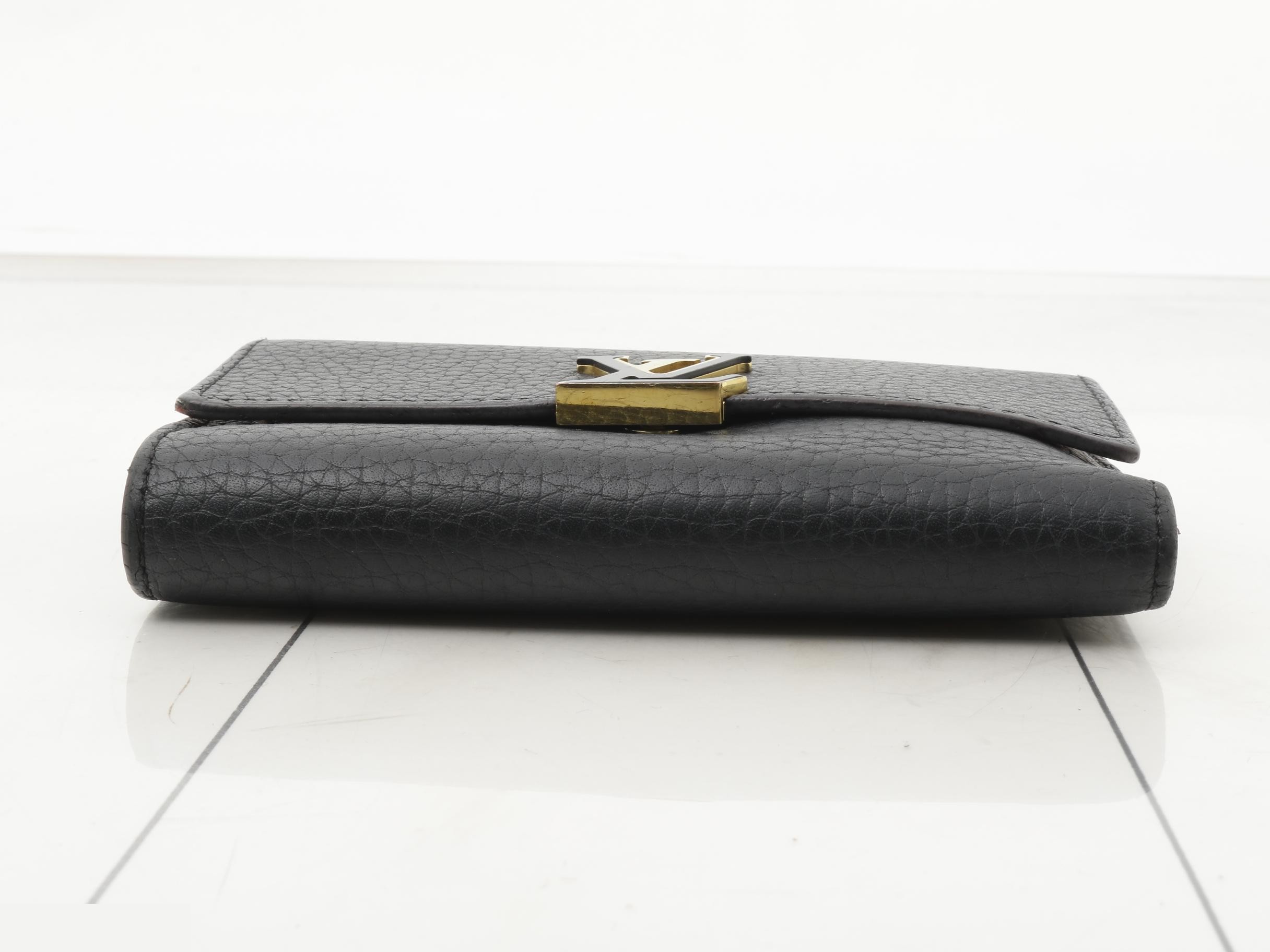LV Taurillon Portefeuille Capucines Compact Noir M62157 — view 3