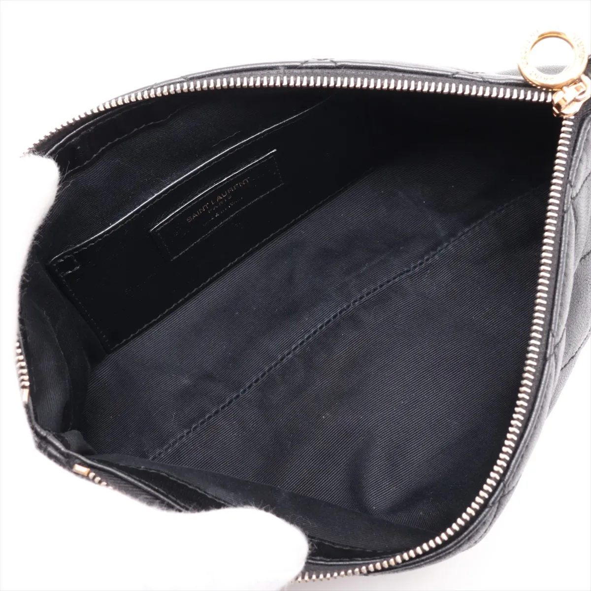 Icare 698651 Leather Tote Bag, Black — view 9