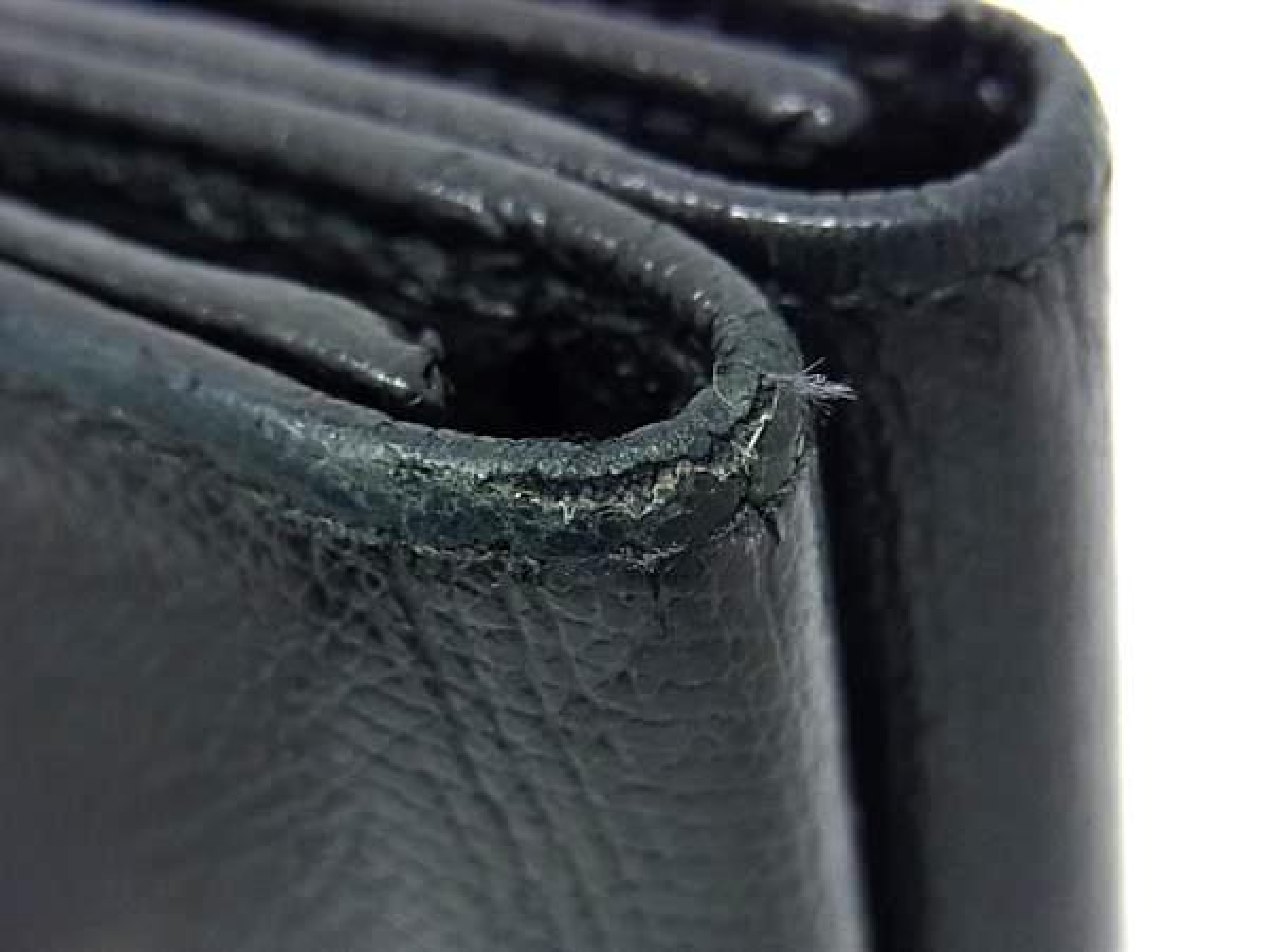 Coco Mark Coco Button Leather Tri-fold Wallet, Billfold, Coin Purse, Card Slots, Women's, Black, HB3782 — view 9
