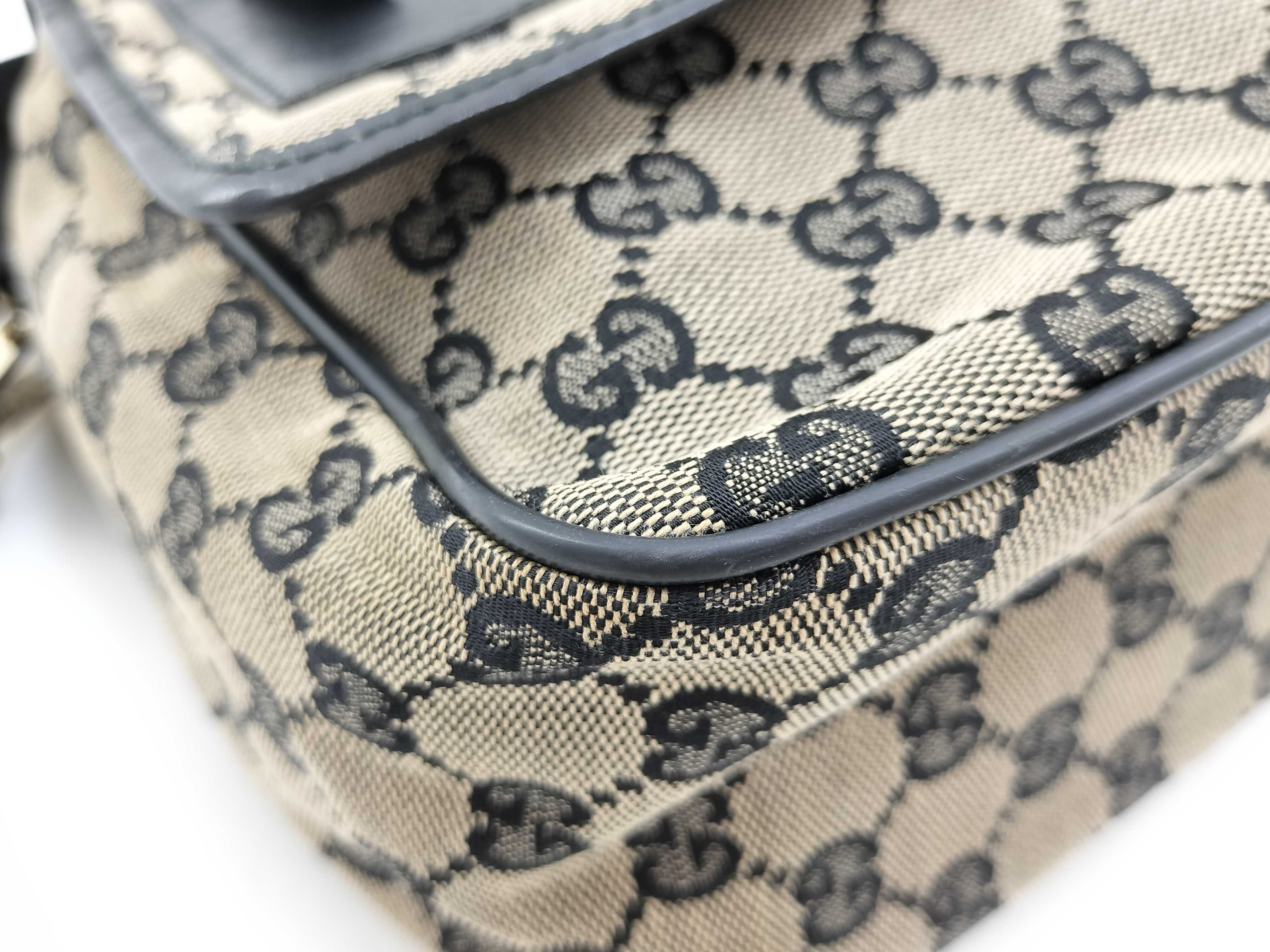 GG Canvas Flap Shoulder Bag — view 4