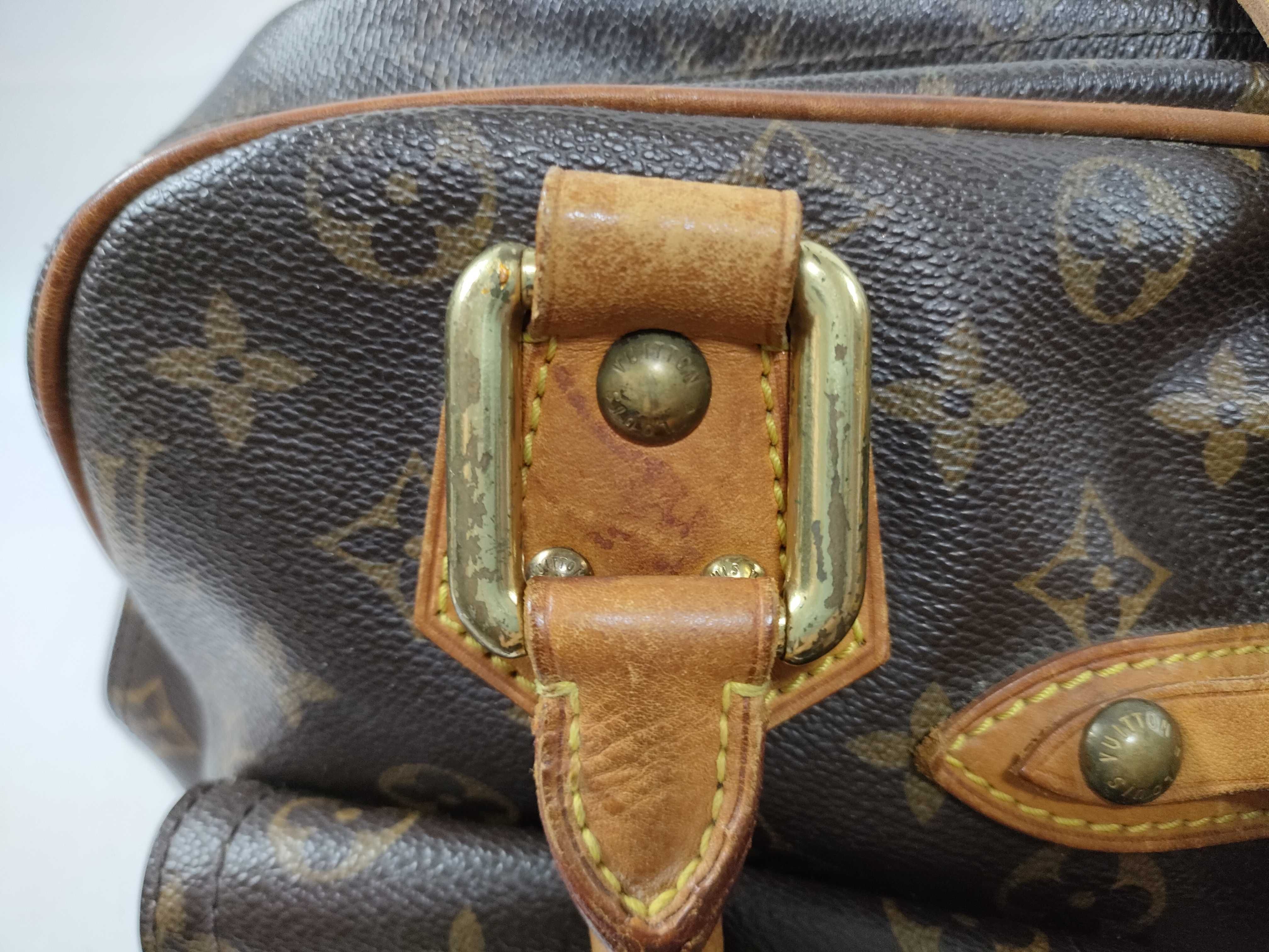 Monogram Manhattan GM M40025 FL1006 Monogram Bag Boston Bag — view 11