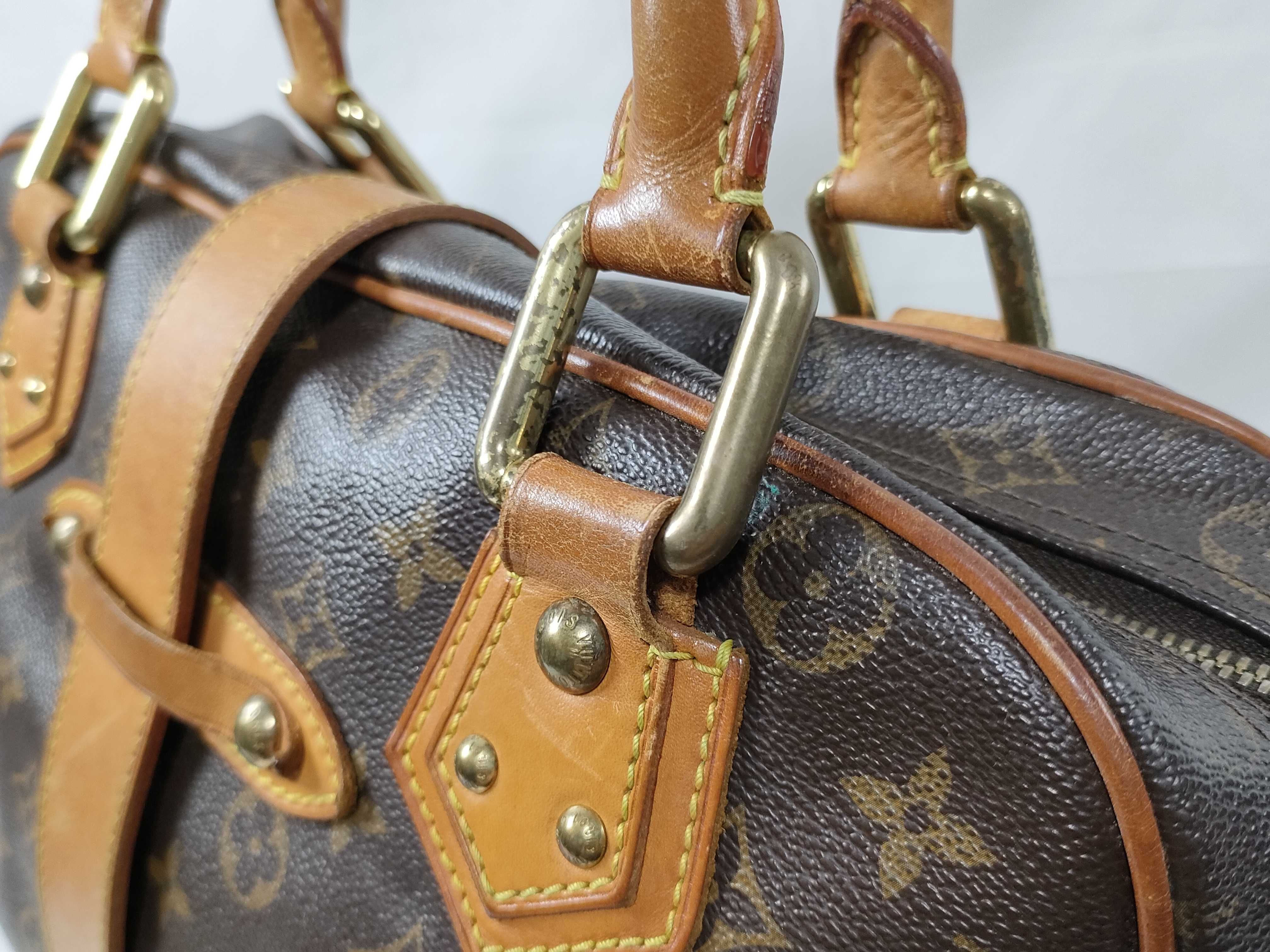 Monogram Manhattan GM M40025 FL1006 Monogram Bag Boston Bag — view 4