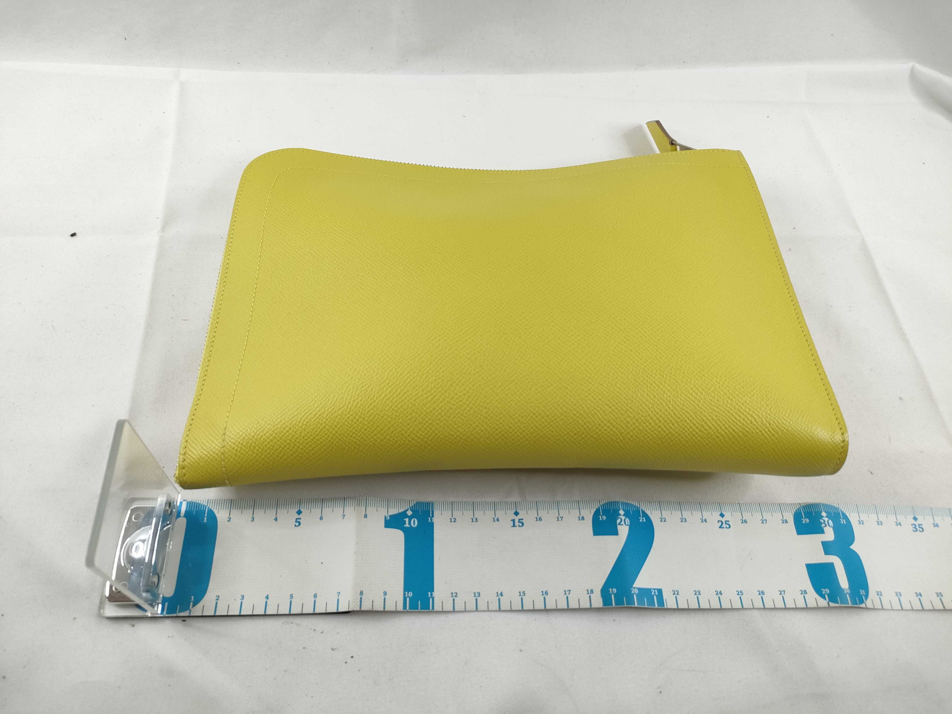 Zip Tablet Epsom Lime A Stamp Clutch Bag — view 2