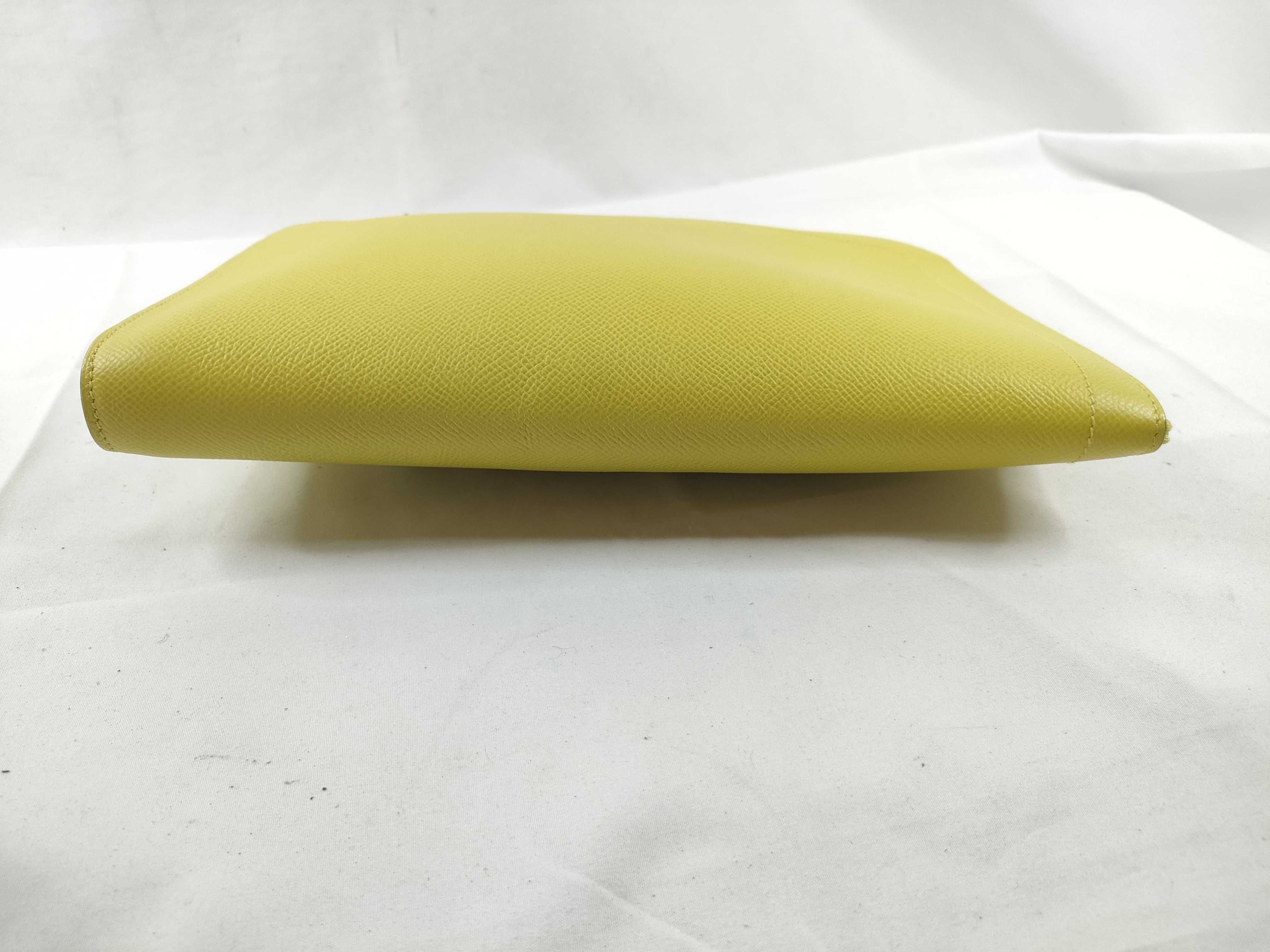 Zip Tablet Epsom Lime A Stamp Clutch Bag — view 4