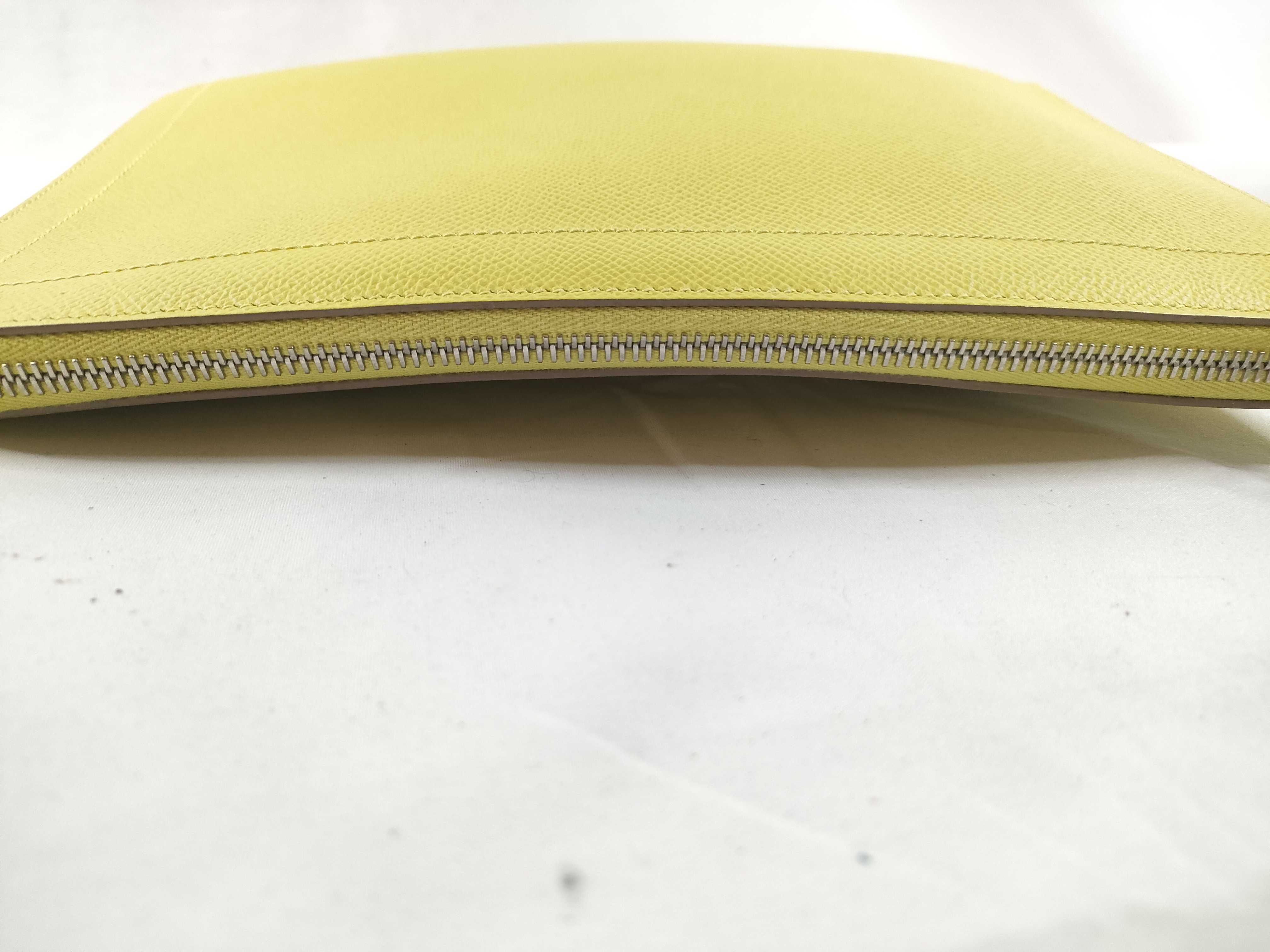 Zip Tablet Epsom Lime A Stamp Clutch Bag — view 6