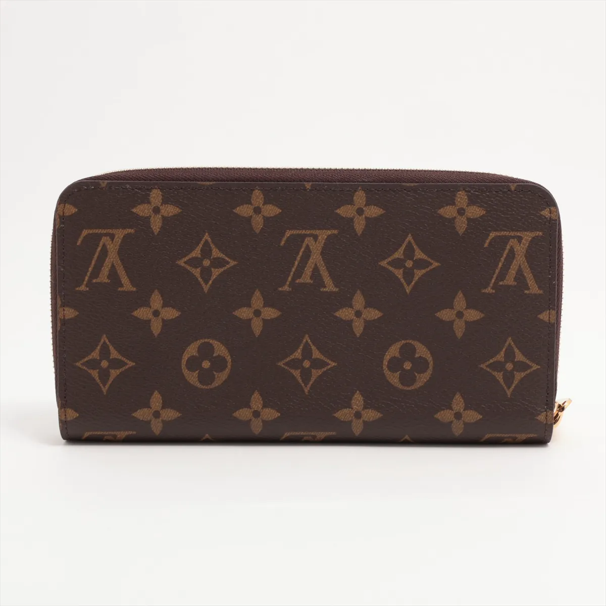 Monogram Zippy Wallet M42616 Brown Round Zip Wallet RFID Reactive — view 2
