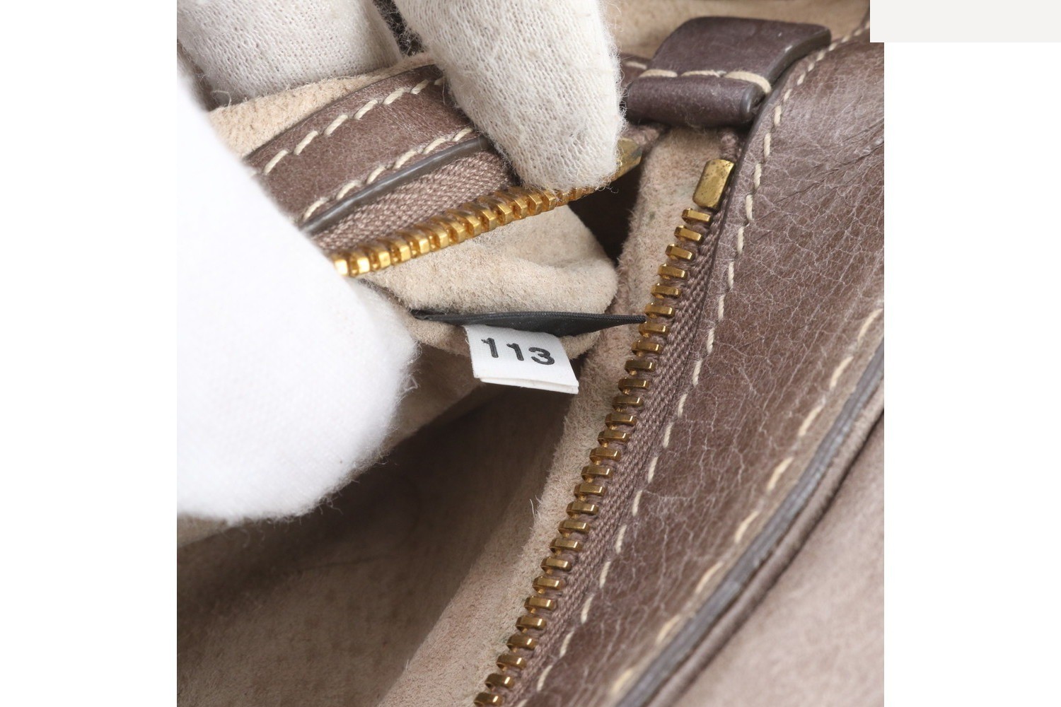 Comes with guarantee card and white tag. BR4659 Leather 2-Way Shoulder Bag — view 11