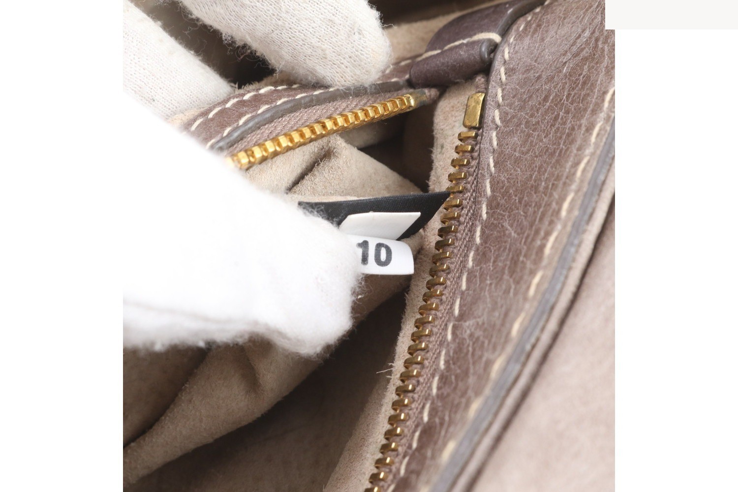 Comes with guarantee card and white tag. BR4659 Leather 2-Way Shoulder Bag — view 12