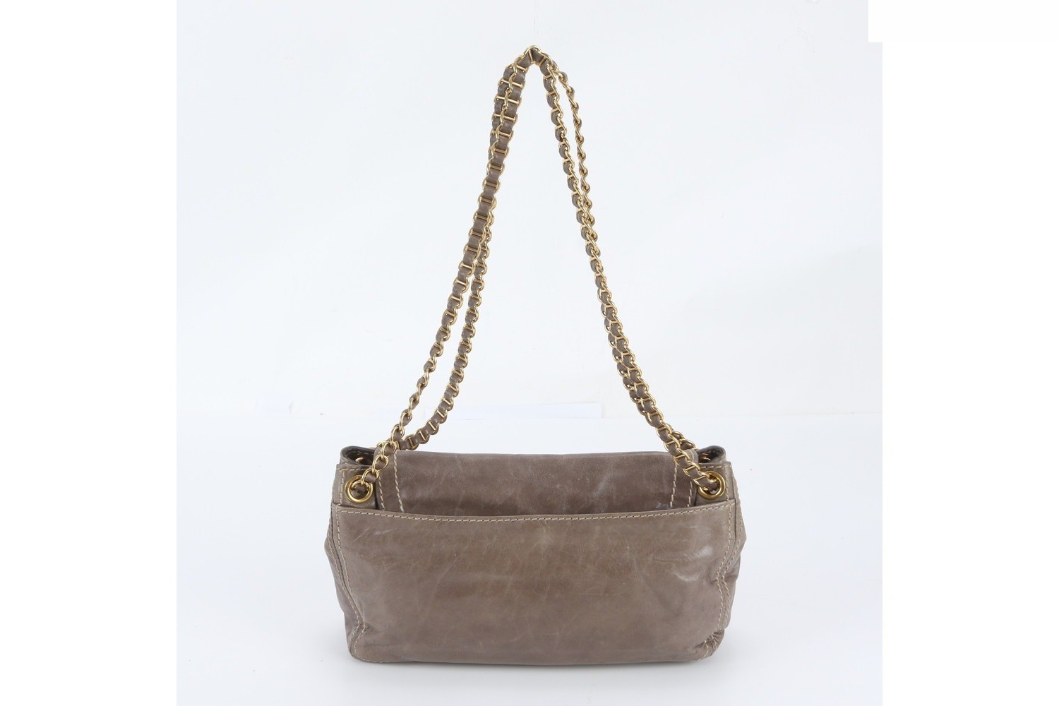 Comes with guarantee card and white tag. BR4659 Leather 2-Way Shoulder Bag — view 3