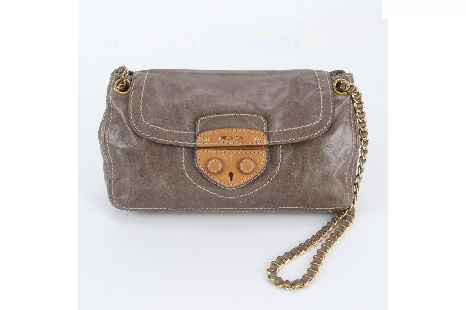 Comes with guarantee card and white tag. BR4659 Leather 2-Way Shoulder Bag — view 4
