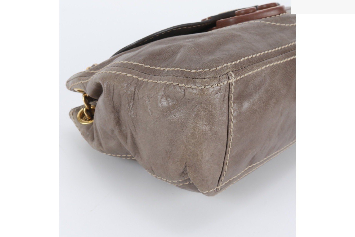 Comes with guarantee card and white tag. BR4659 Leather 2-Way Shoulder Bag — view 7