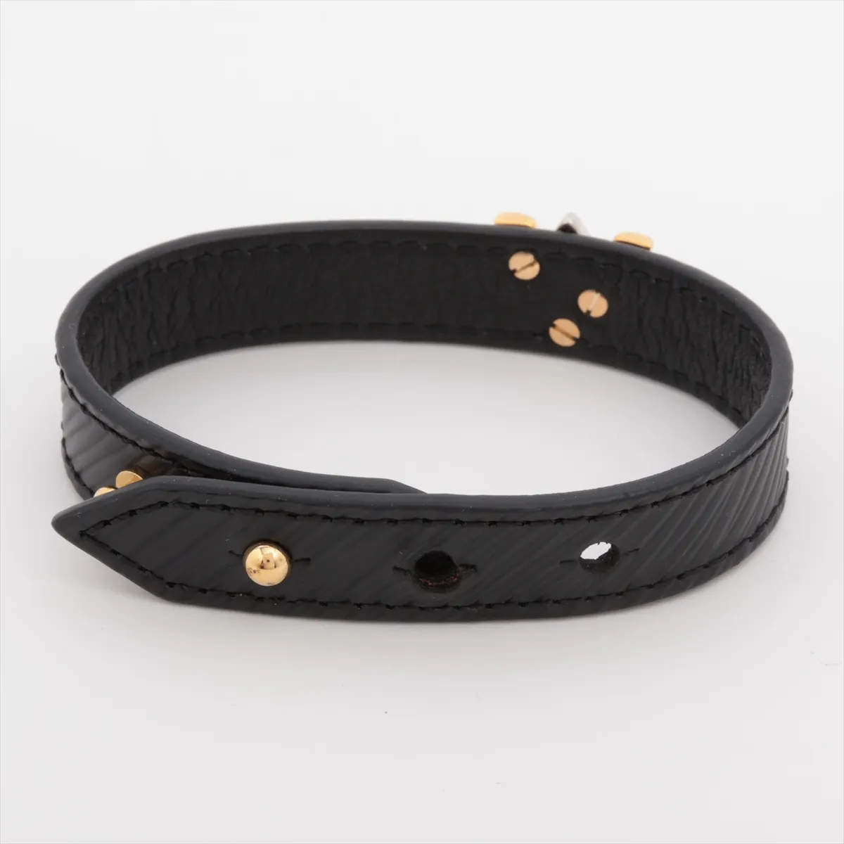 M6400 Bracelet LV Twist BC2179 Bracelet Leather Black — view 2
