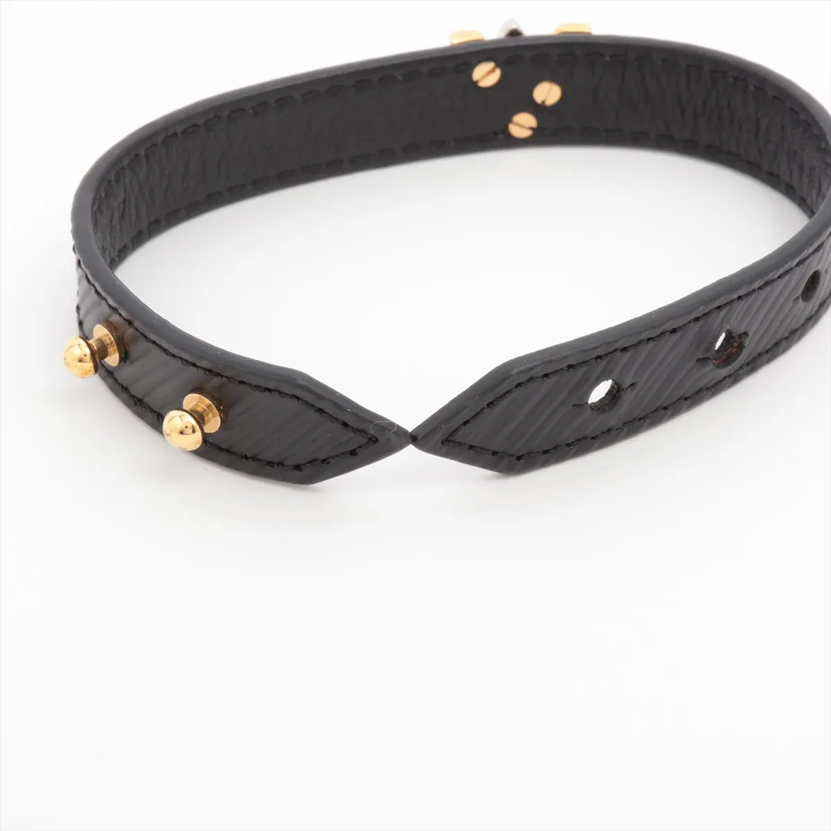 M6400 Bracelet LV Twist BC2179 Bracelet Leather Black — view 5