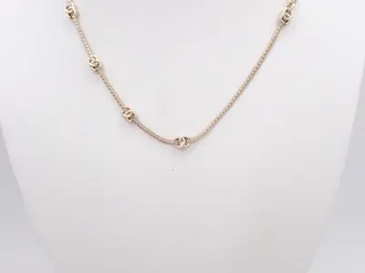 Necklace with Coco Mark, total length approximately 45 cm