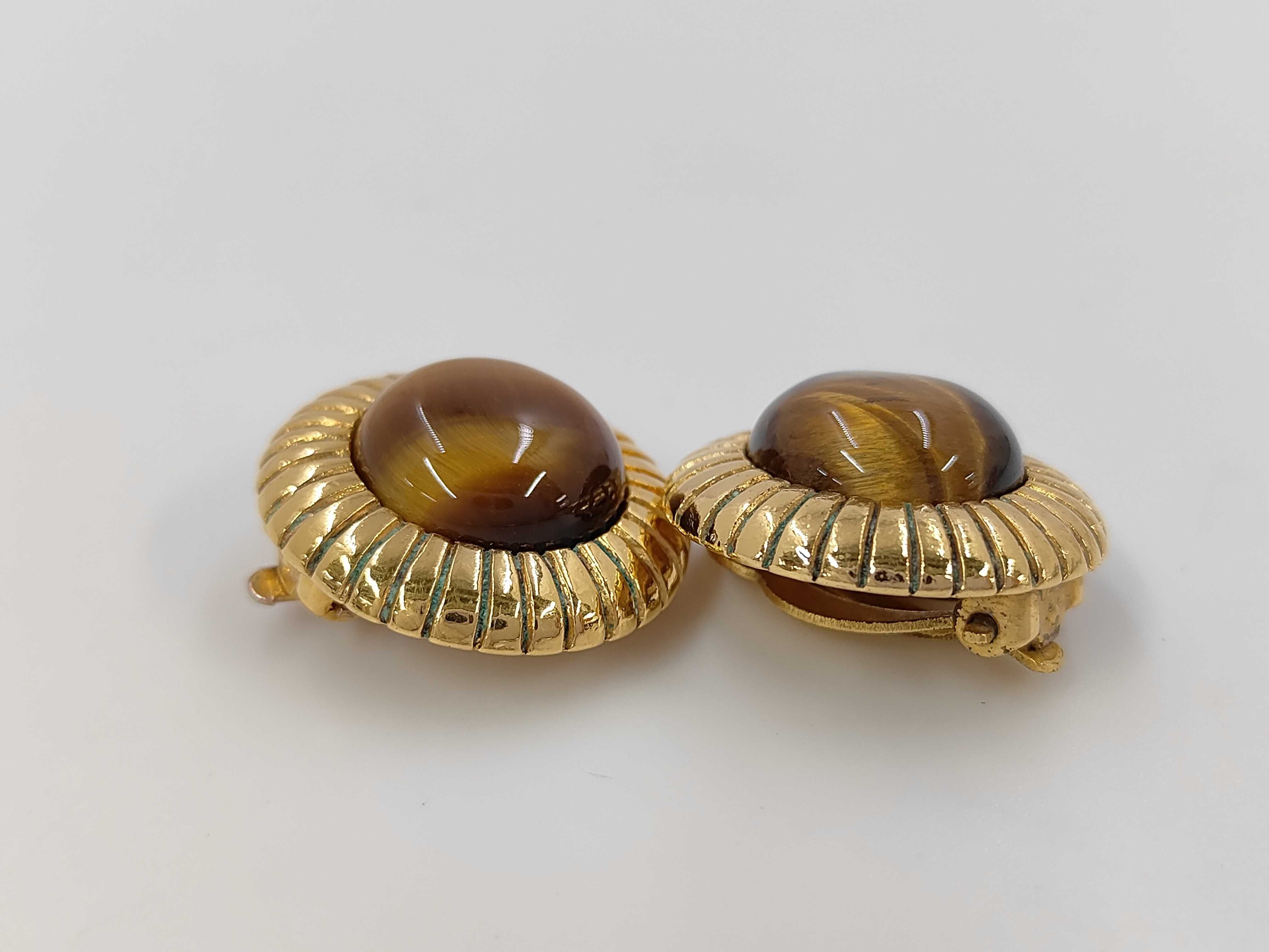 Gold Plated Vintage Earrings (with original packaging and box) — view 3