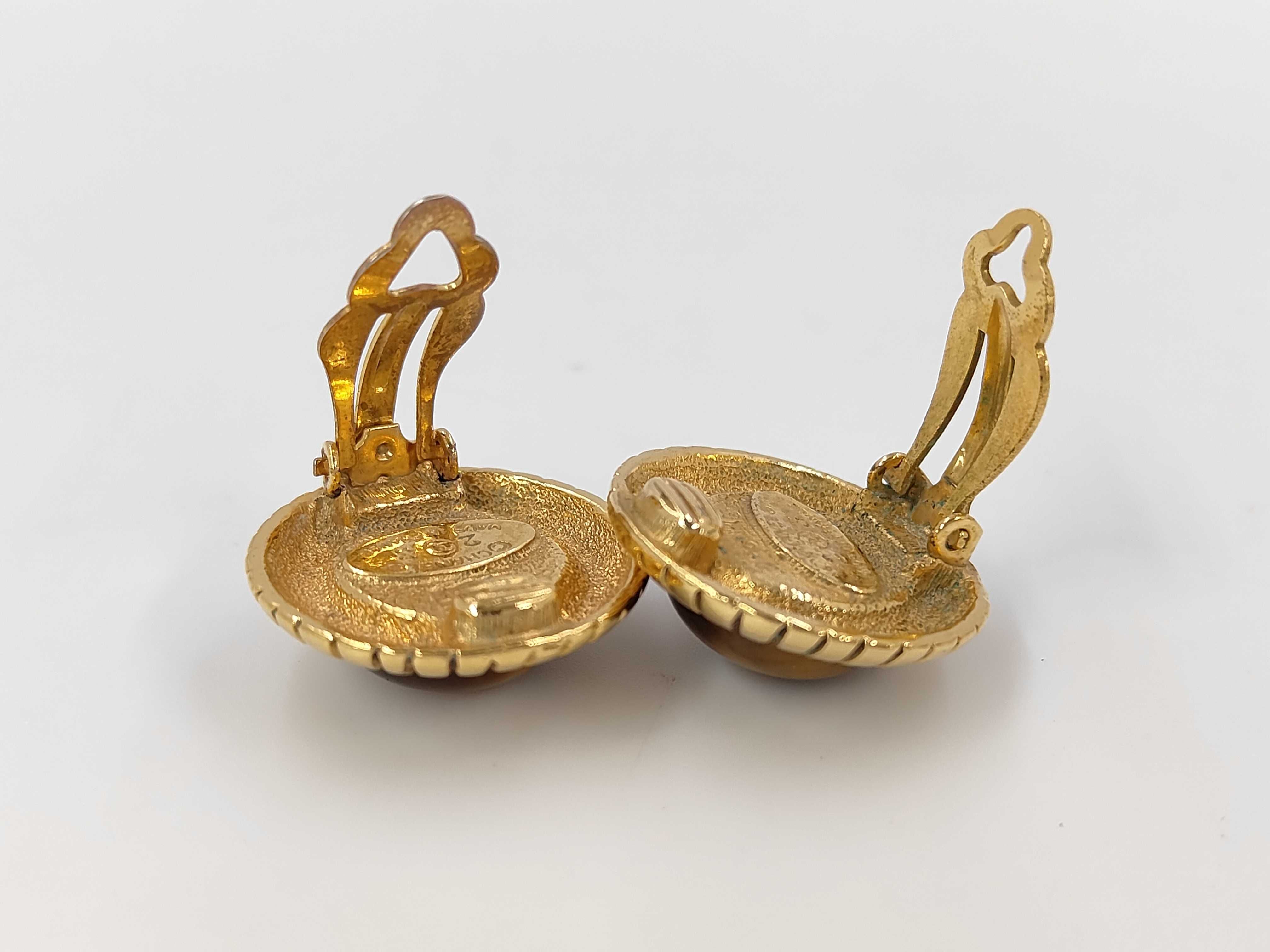 Gold Plated Vintage Earrings (with original packaging and box) — view 4