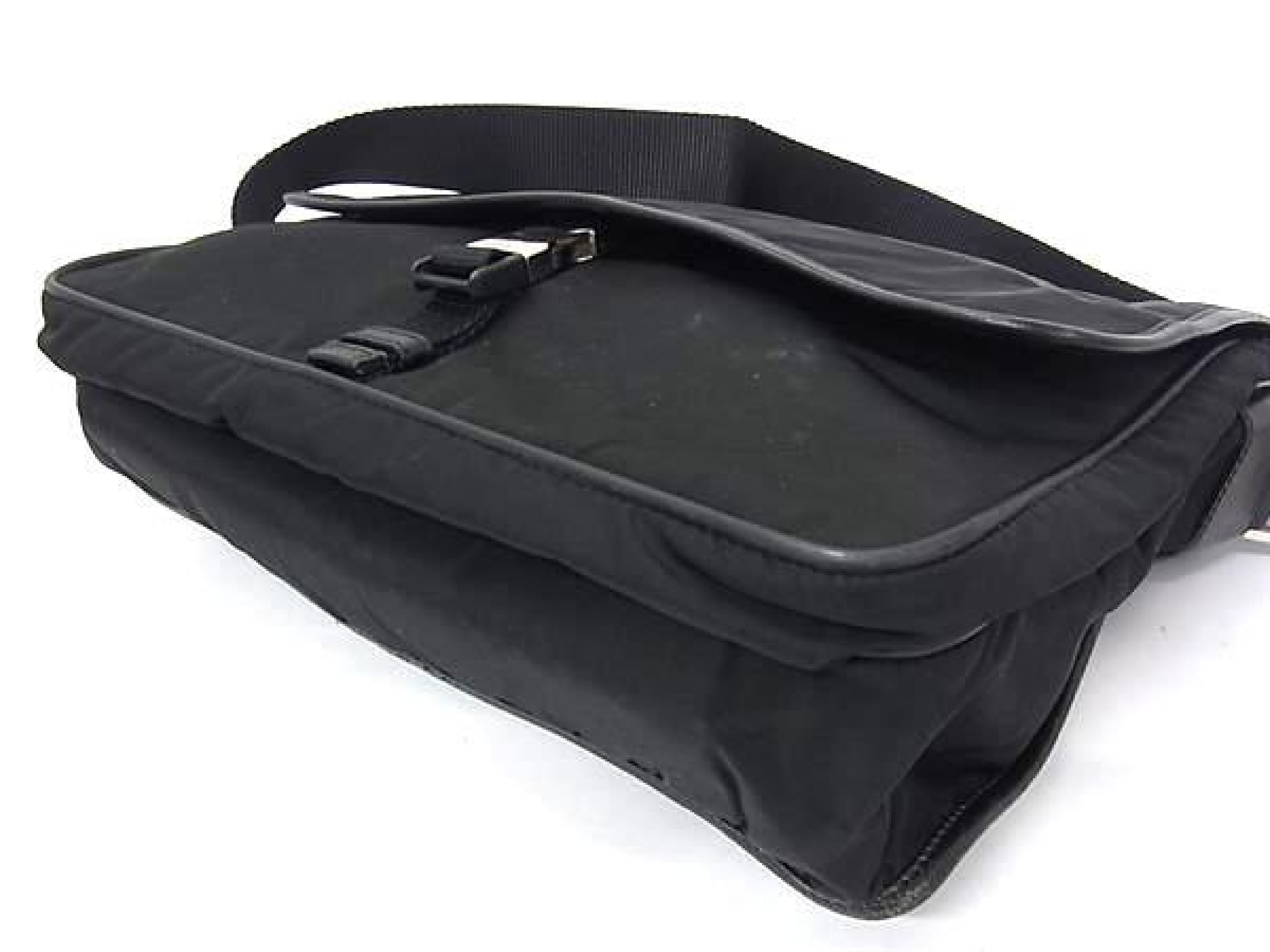 Tessuto Nylon Crossbody Shoulder Bag, Black (FY5256) — view 4