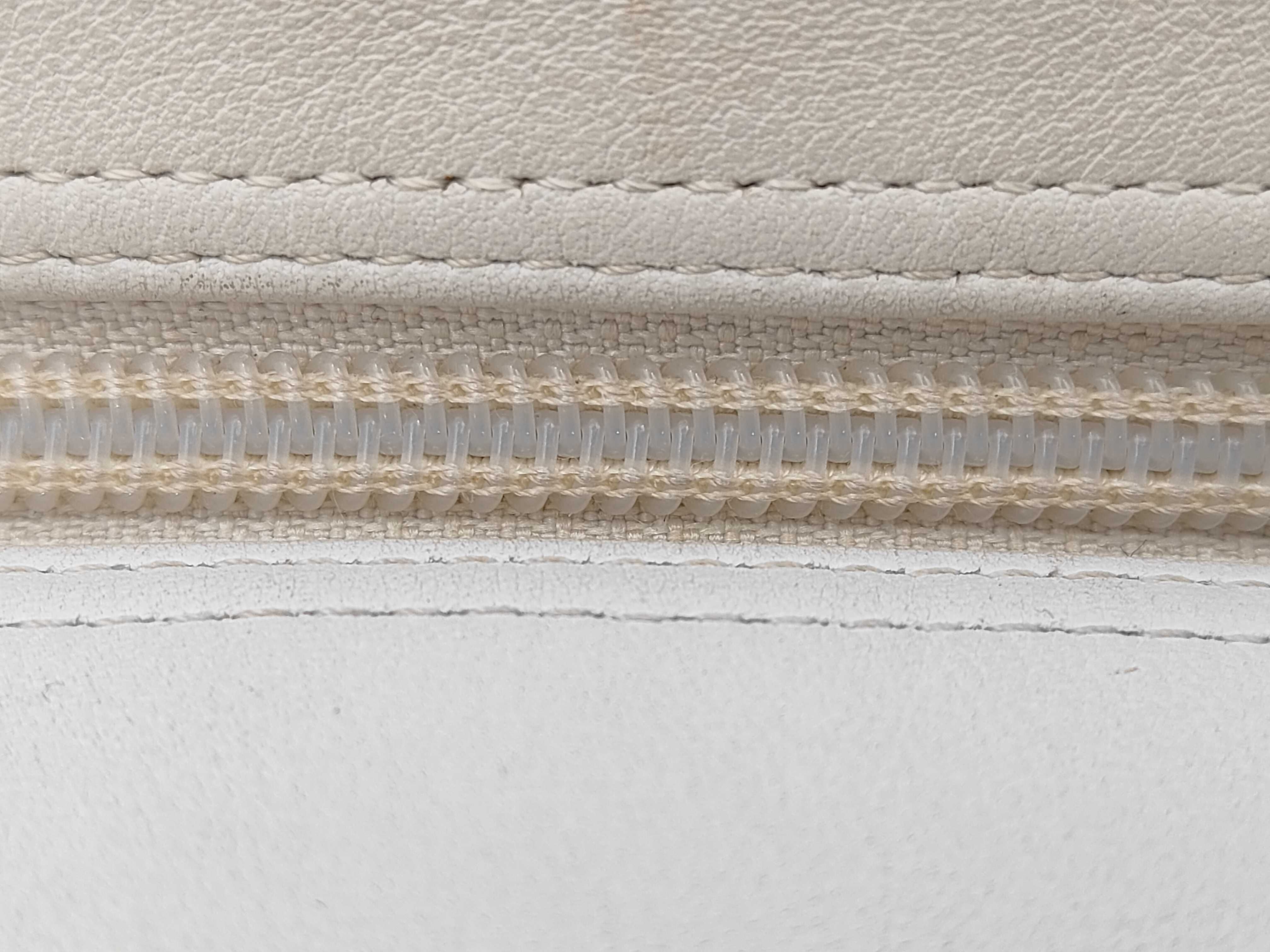 White Quilted Leather Cambon Bowling Bag Shoulder Bag — view 7