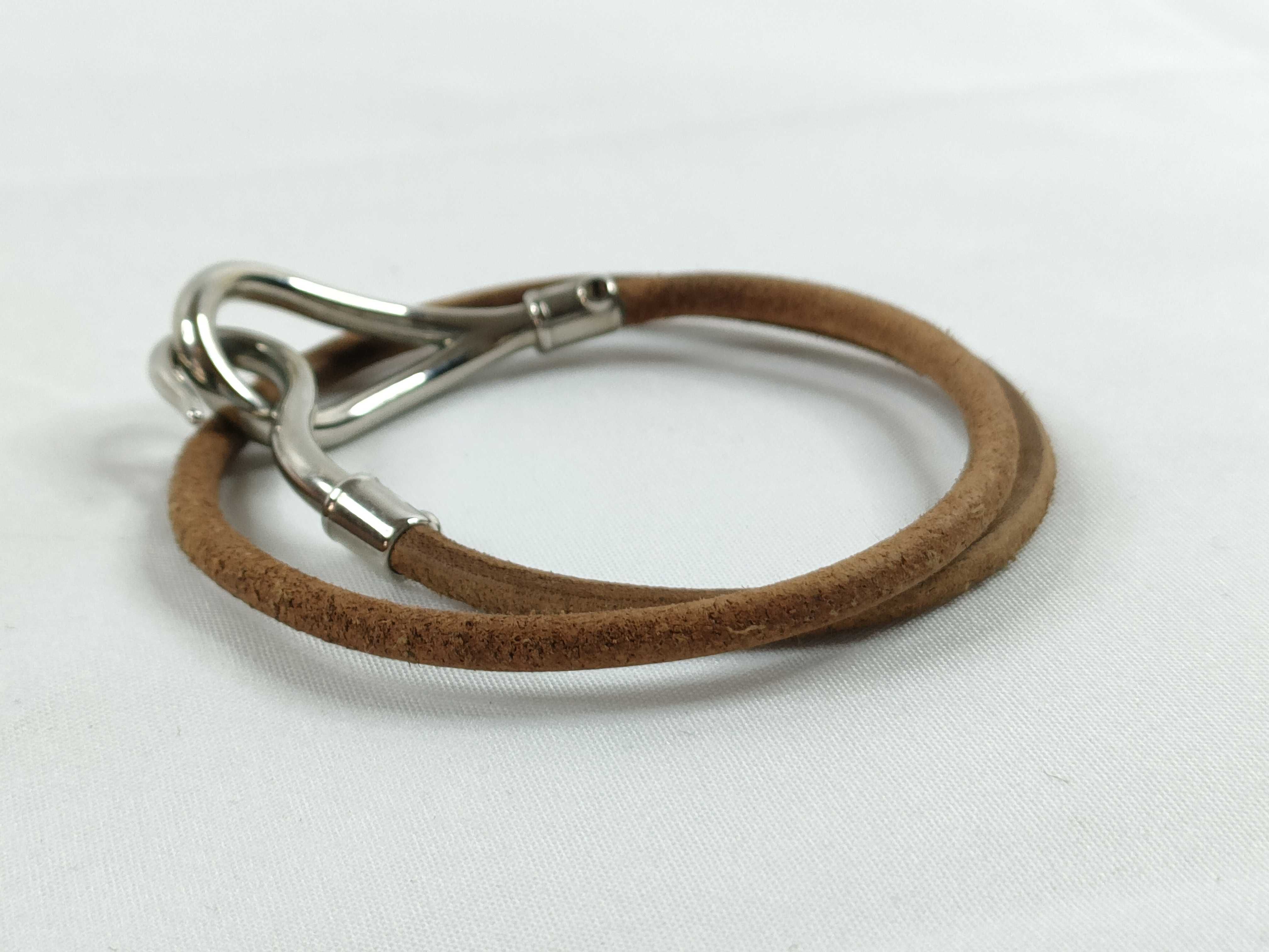 Jumbo Leather Choker Bracelet (Bracelet/Bangle) — view 2