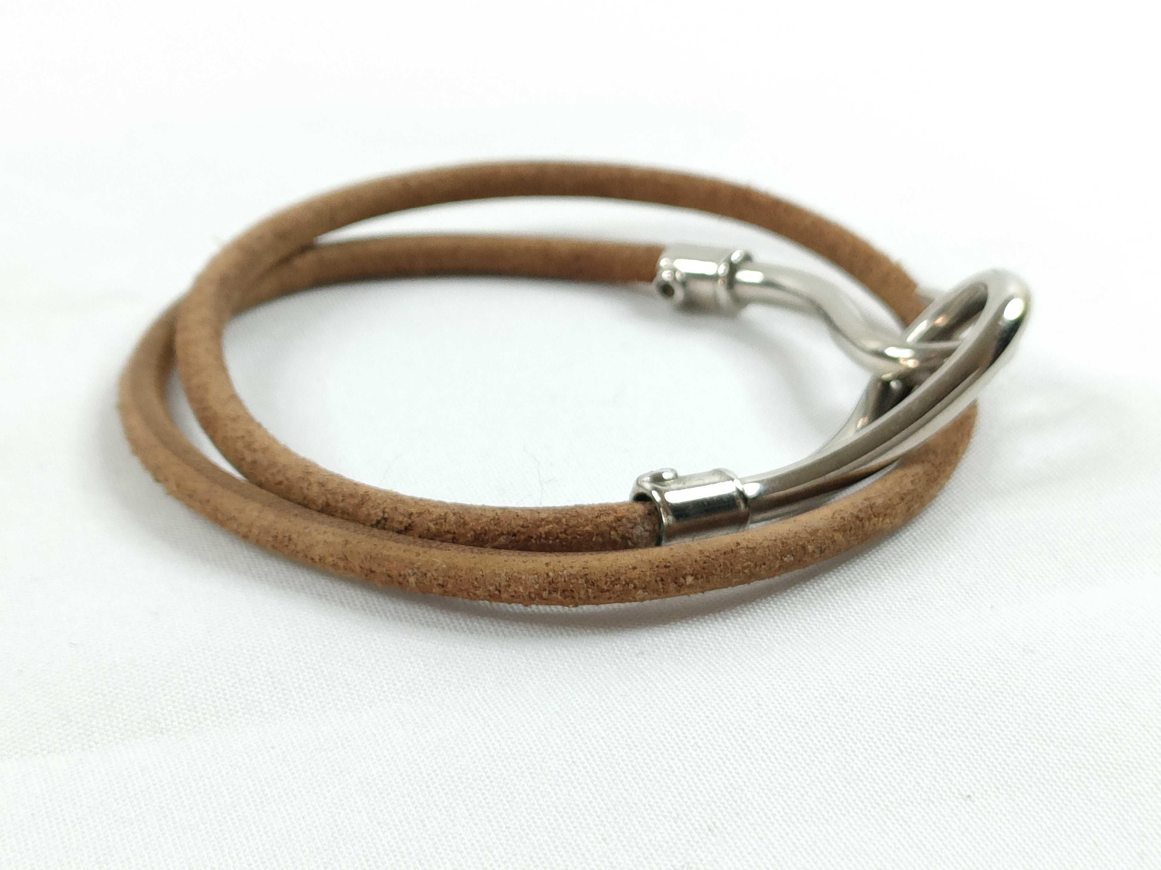 Jumbo Leather Choker Bracelet (Bracelet/Bangle) — view 4
