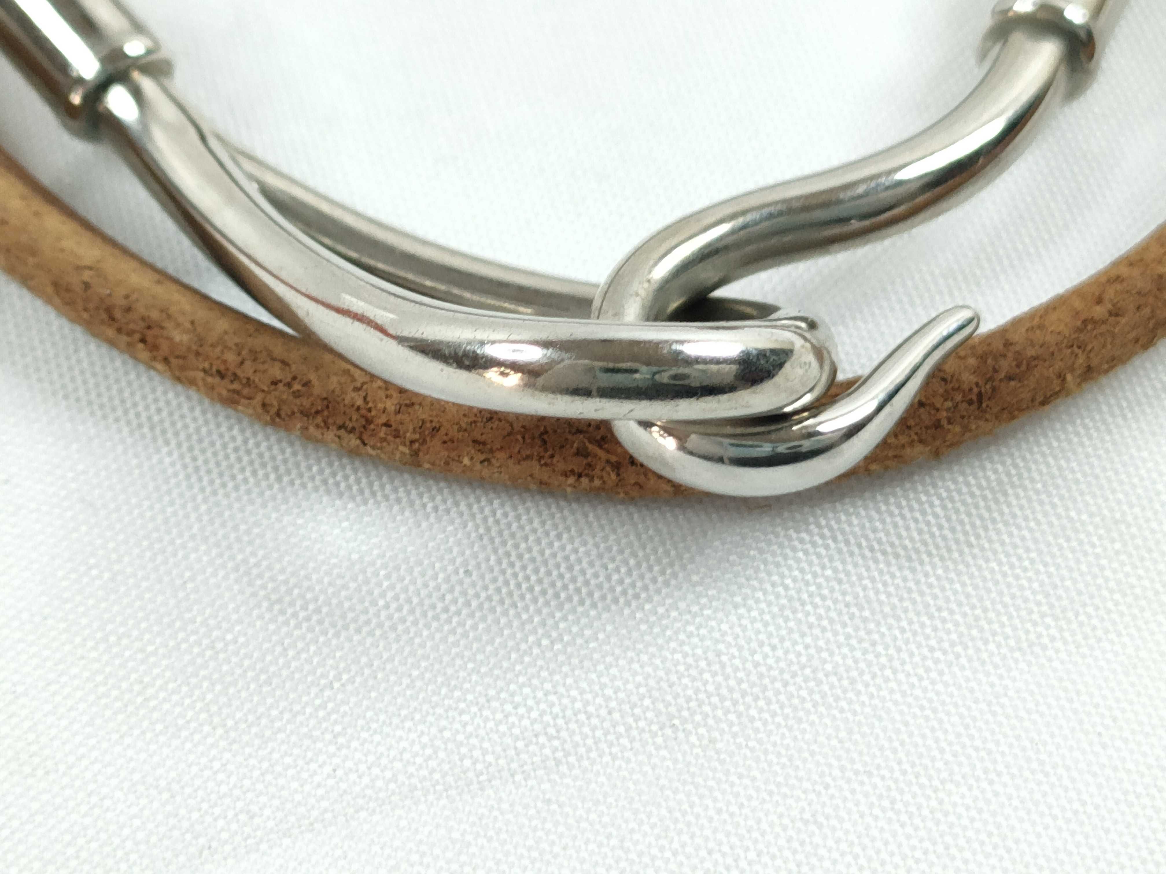 Jumbo Leather Choker Bracelet (Bracelet/Bangle) — view 8