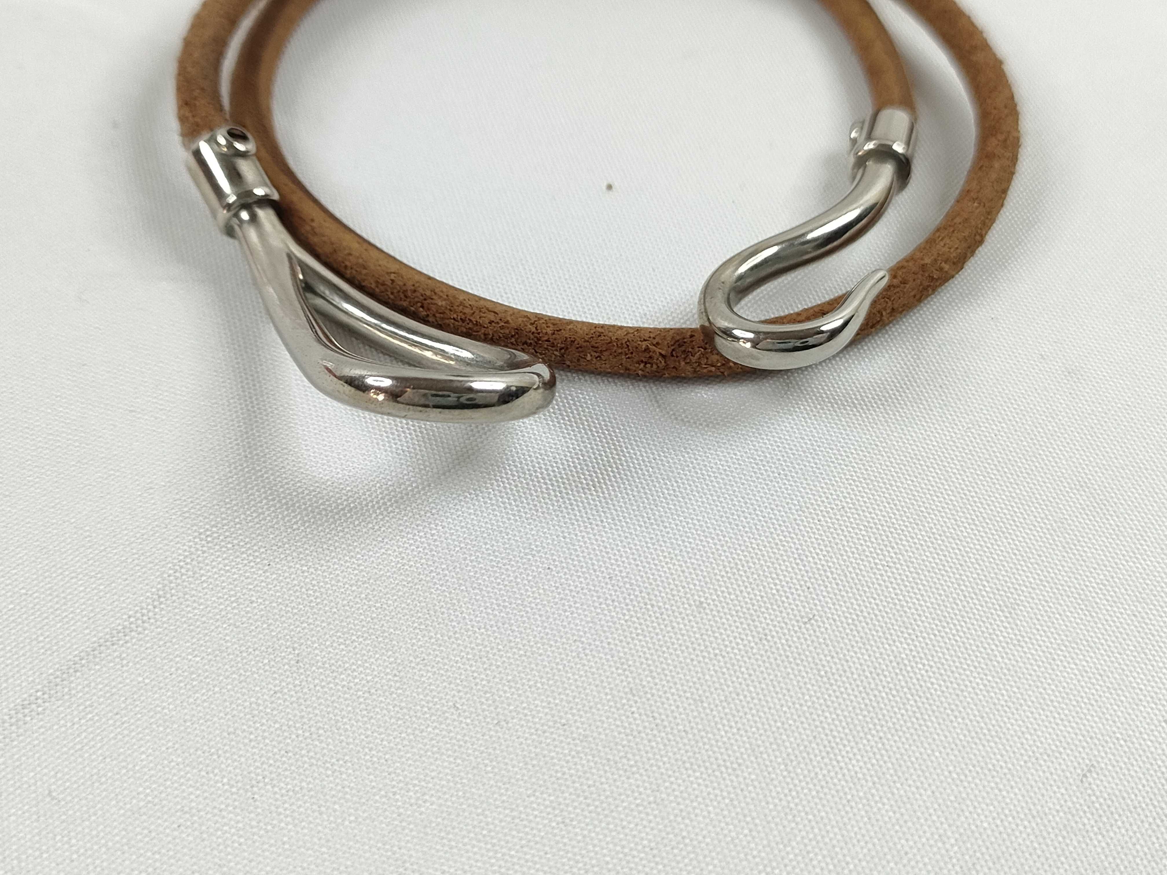 Jumbo Leather Choker Bracelet (Bracelet/Bangle) — view 9