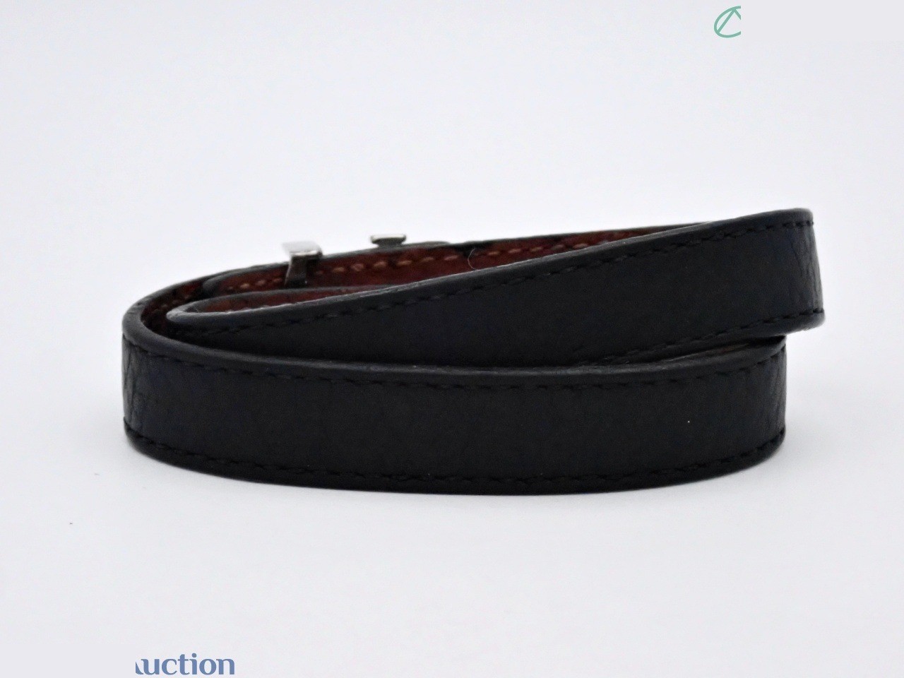 LV bracelet, leather, wrist circumference approximately 18cm — view 2
