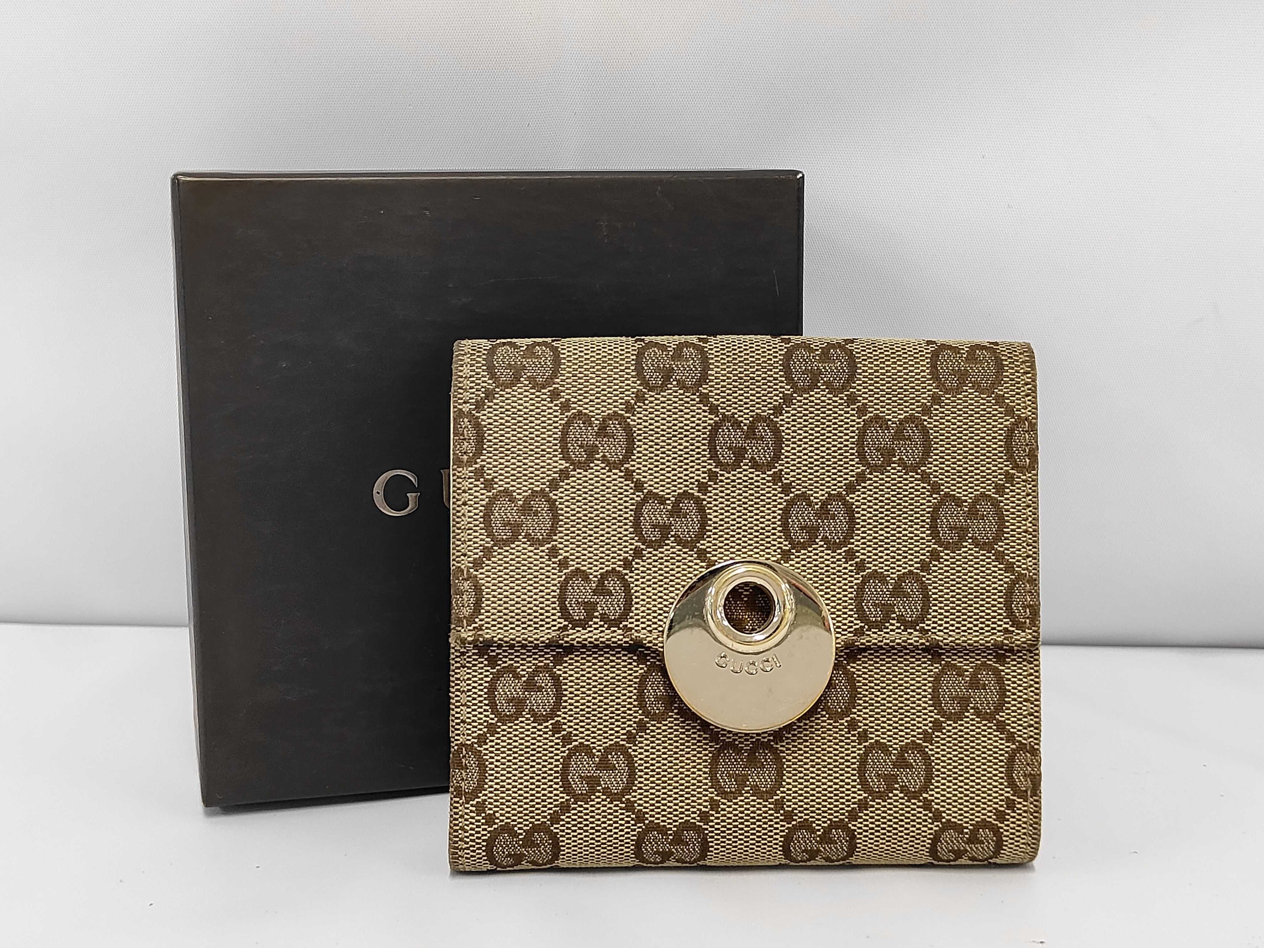 GG Monogram Bi-fold Wallet 120938 Wallet