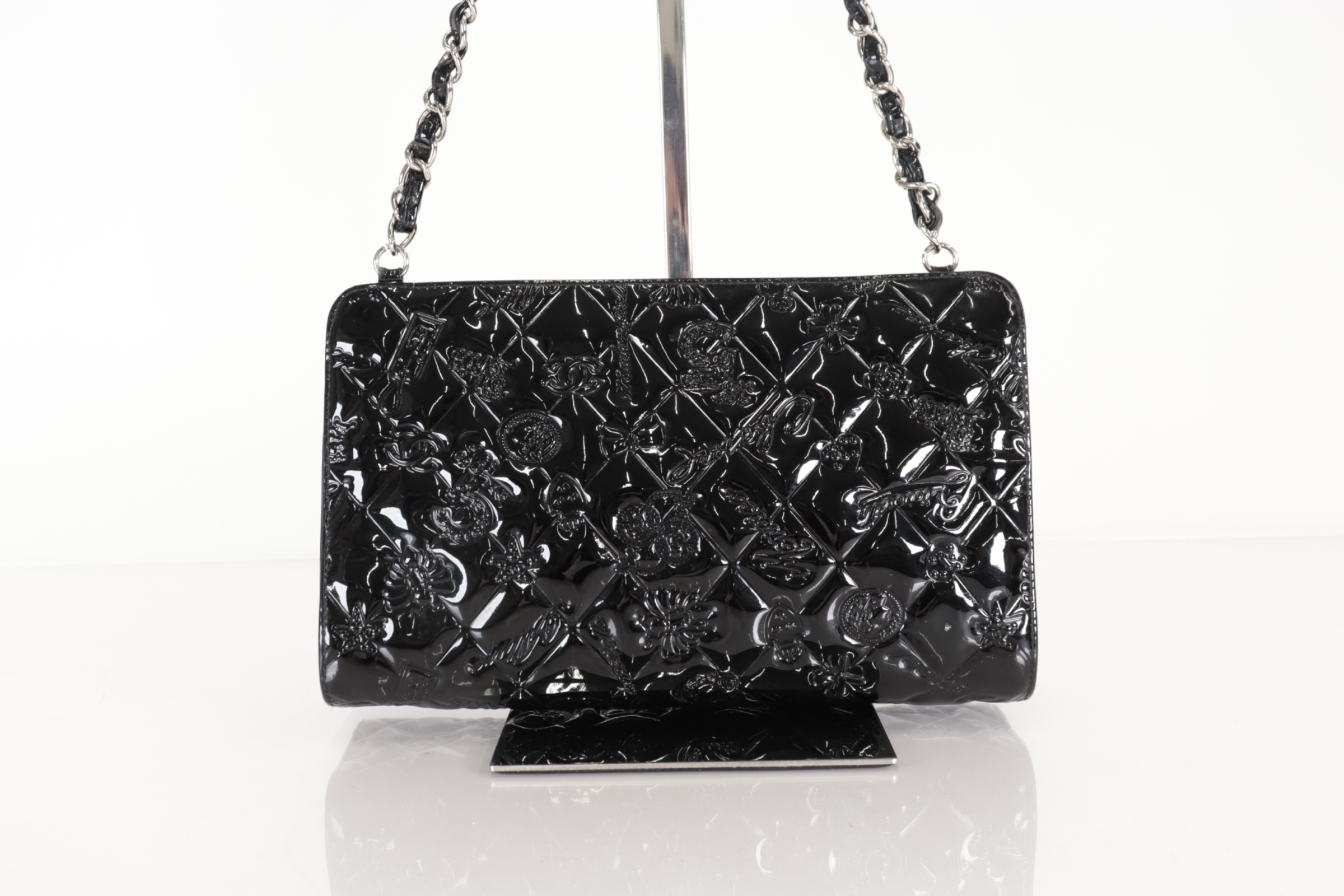 Icon Enamel Chain Shoulder Bag (No. 11) — view 2