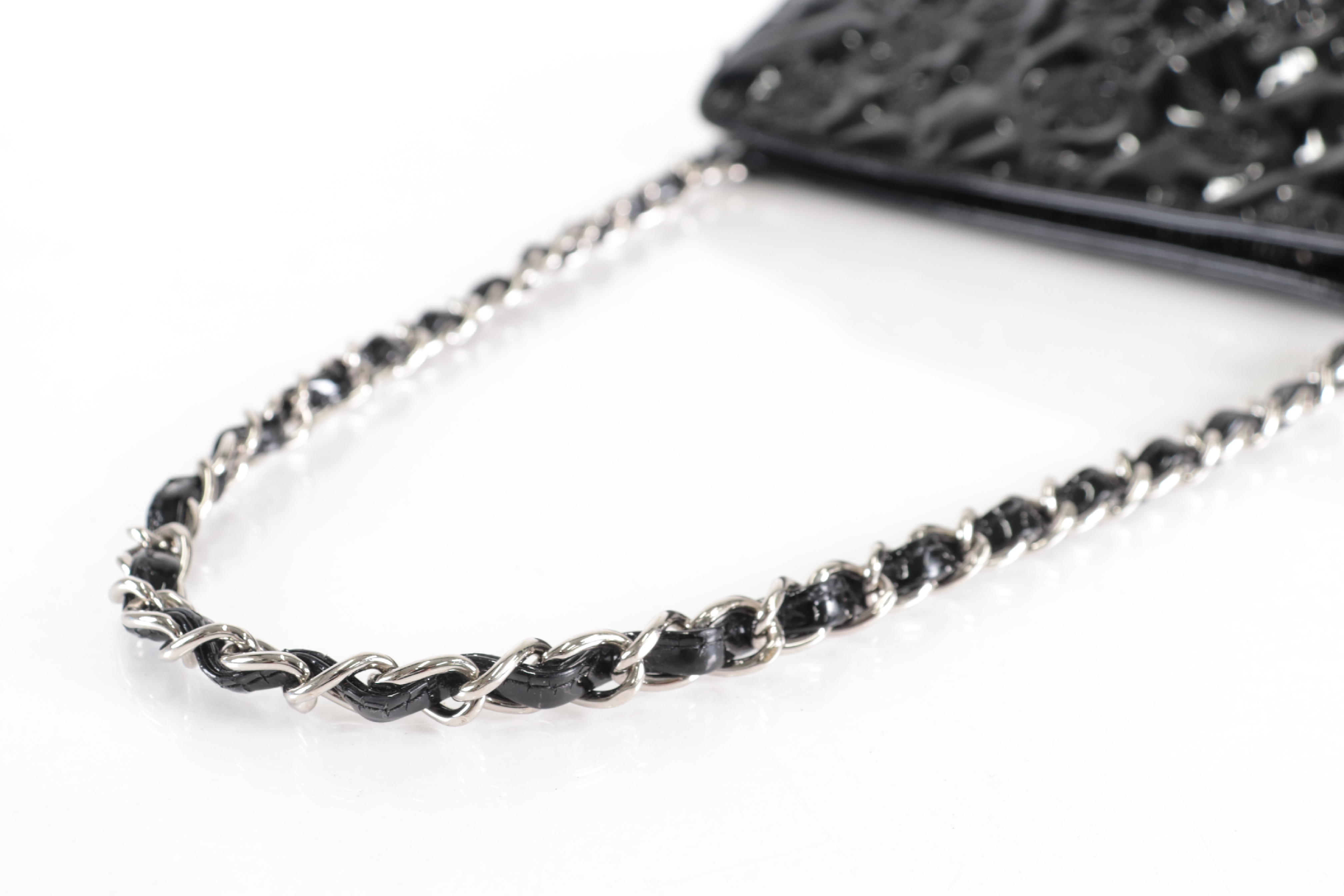 Icon Enamel Chain Shoulder Bag (No. 11) — view 7