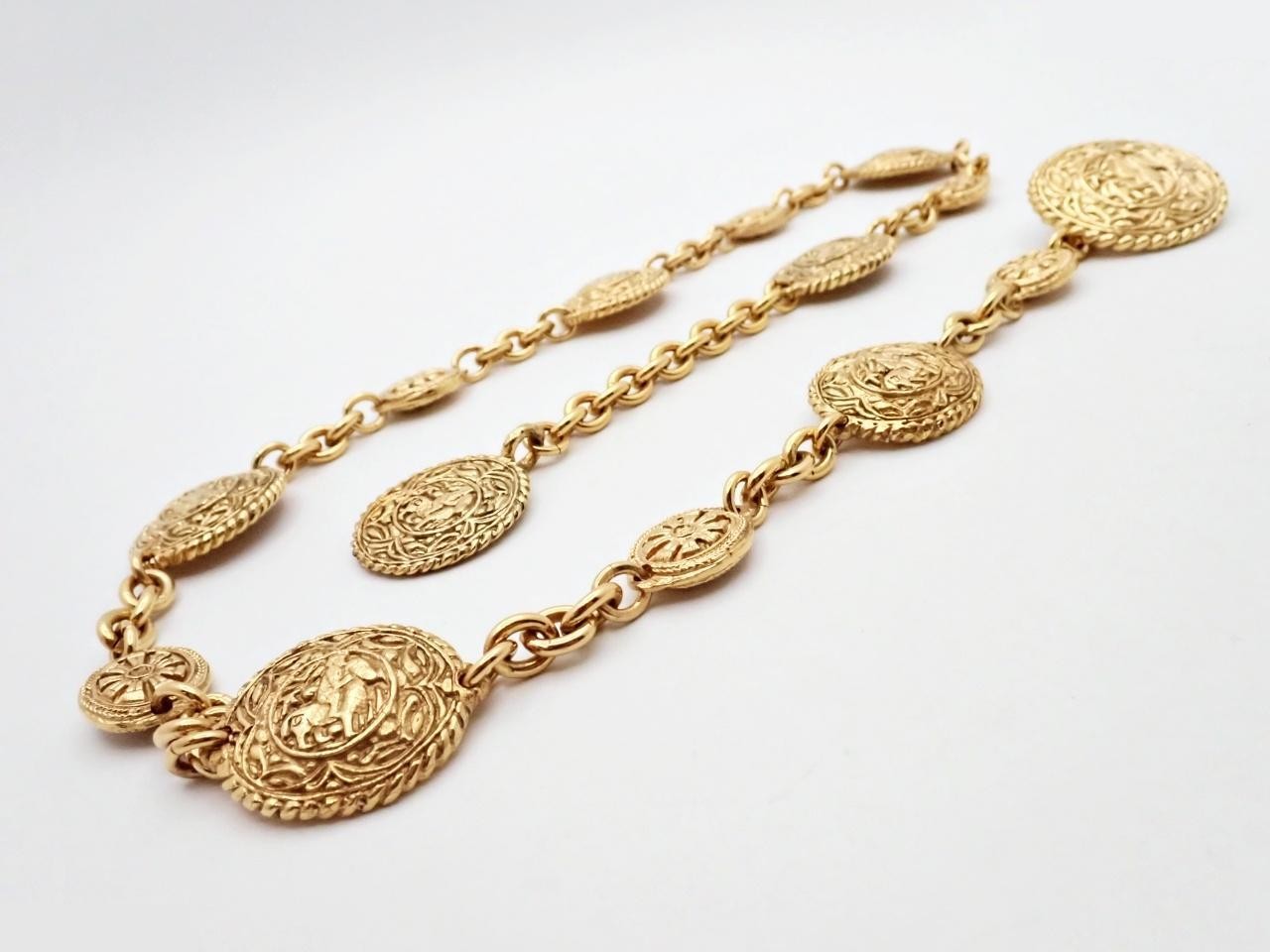 Coco Mark Gold Chain (approx. 80cm) — view 2