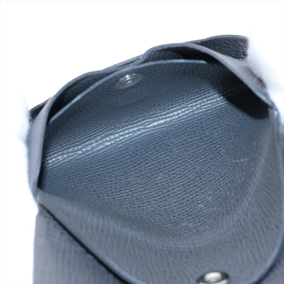 Hermès Calvi Duo Veau Epsom Coin Case, Gray, Silver Hardware, U: 2022 — view 6