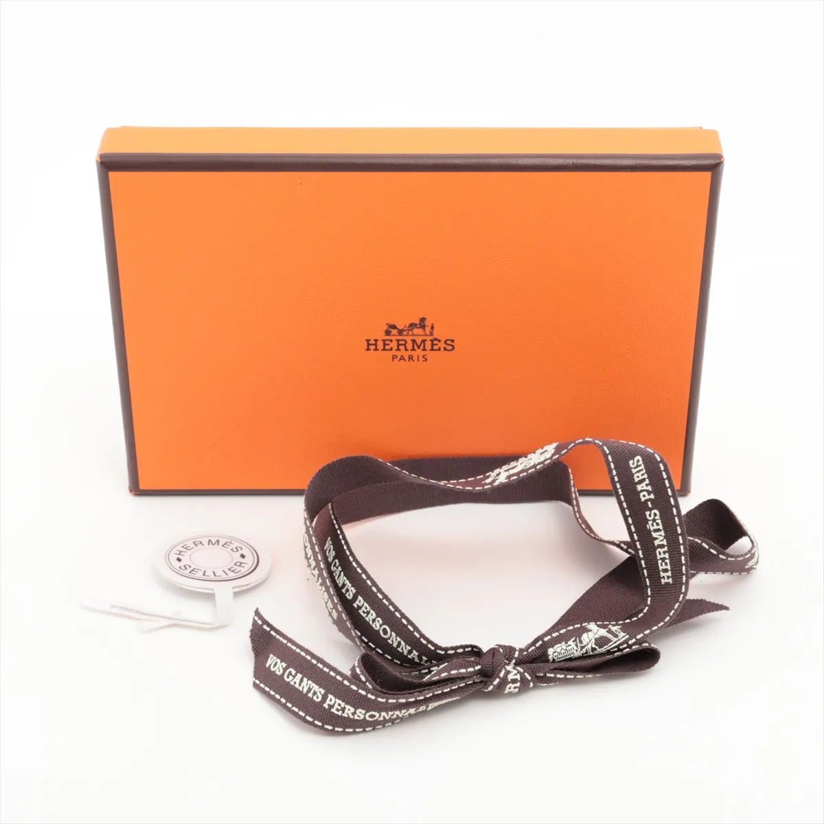 Hermès Calvi Duo Veau Epsom Coin Case, Gray, Silver Hardware, U: 2022 — view 8