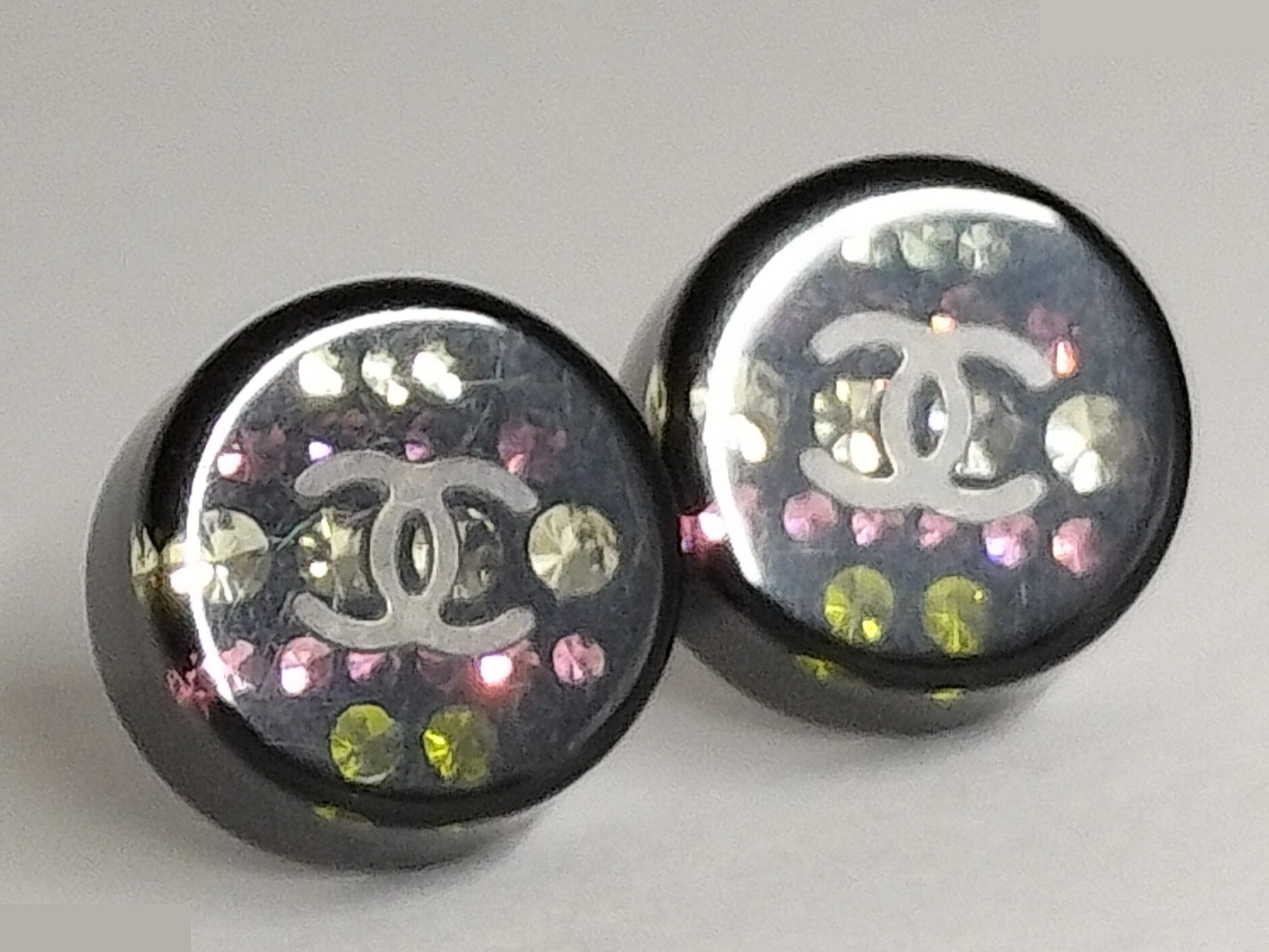 Coco Rhinestone Mini Earrings — view 5