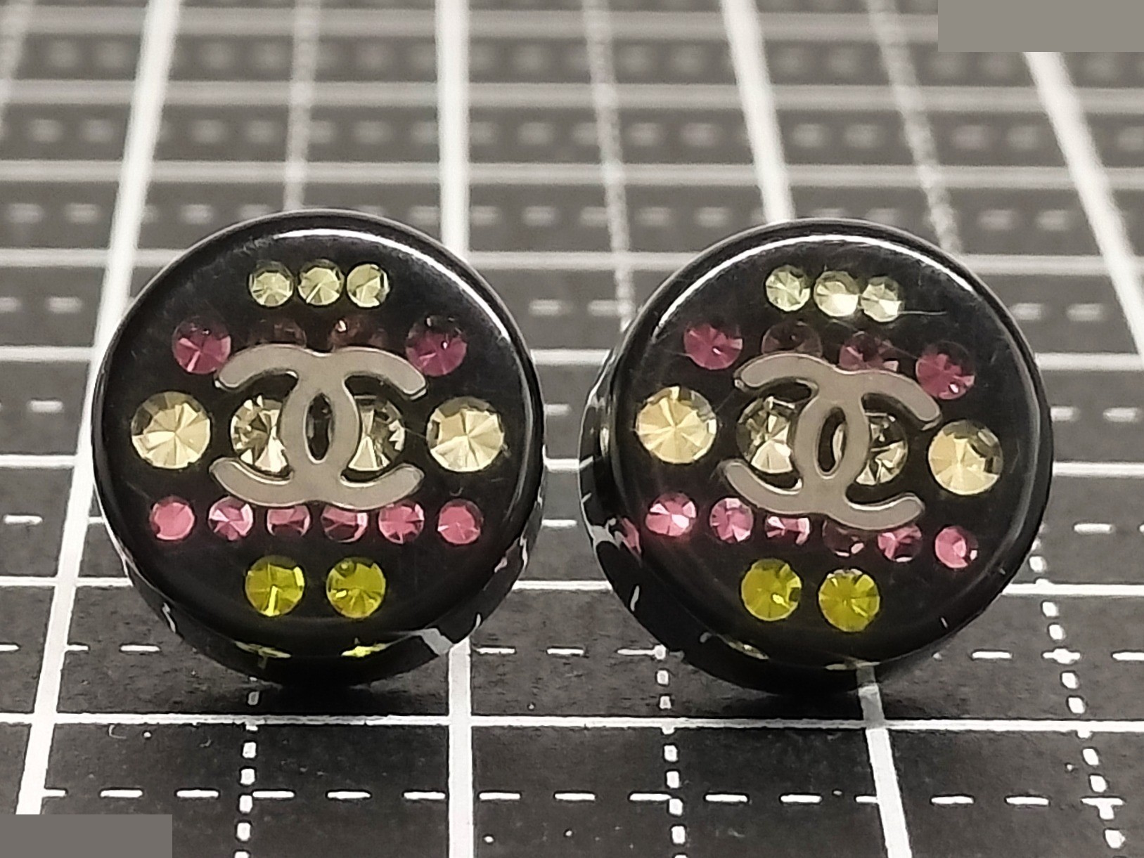 Coco Rhinestone Mini Earrings — view 6