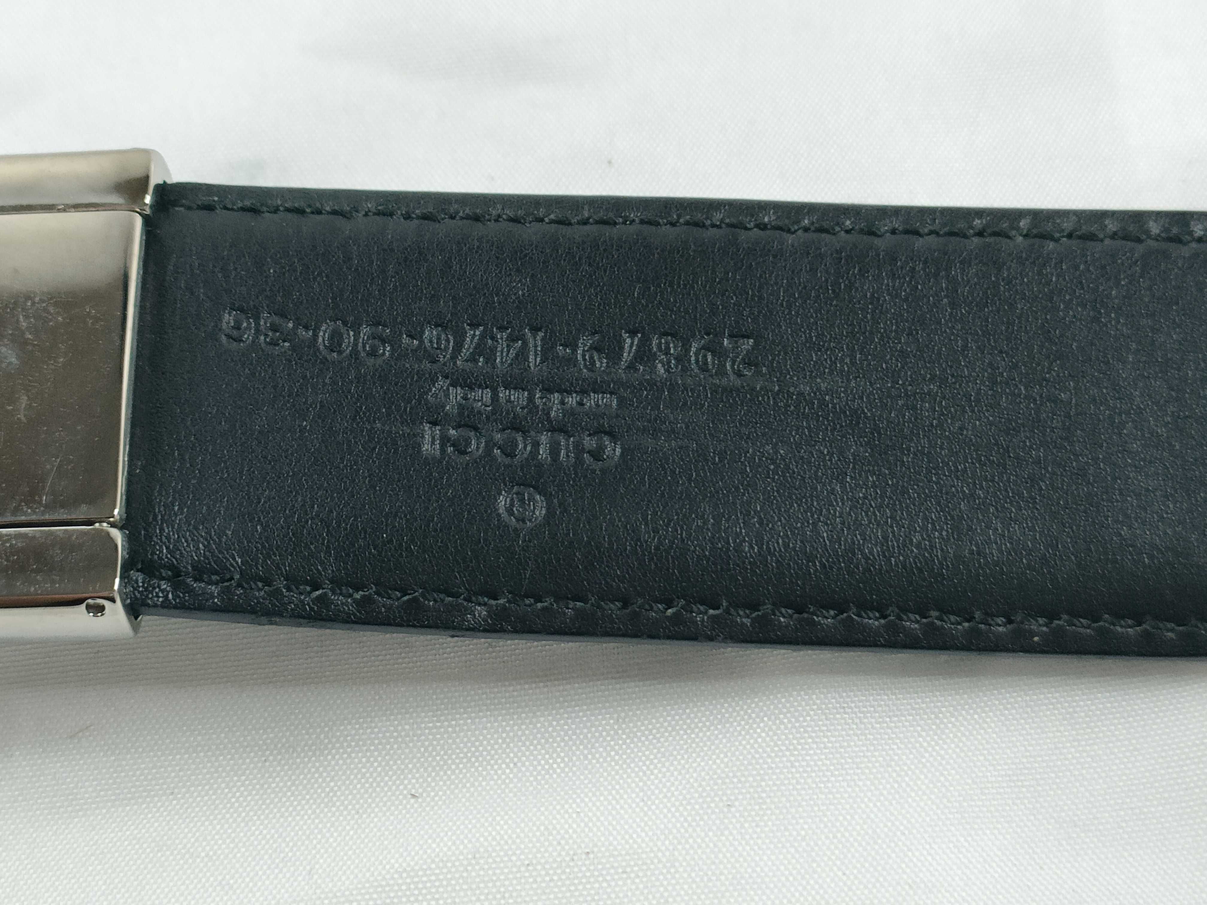 Interlocking G GG Monogram Silver Buckle Belt — view 6