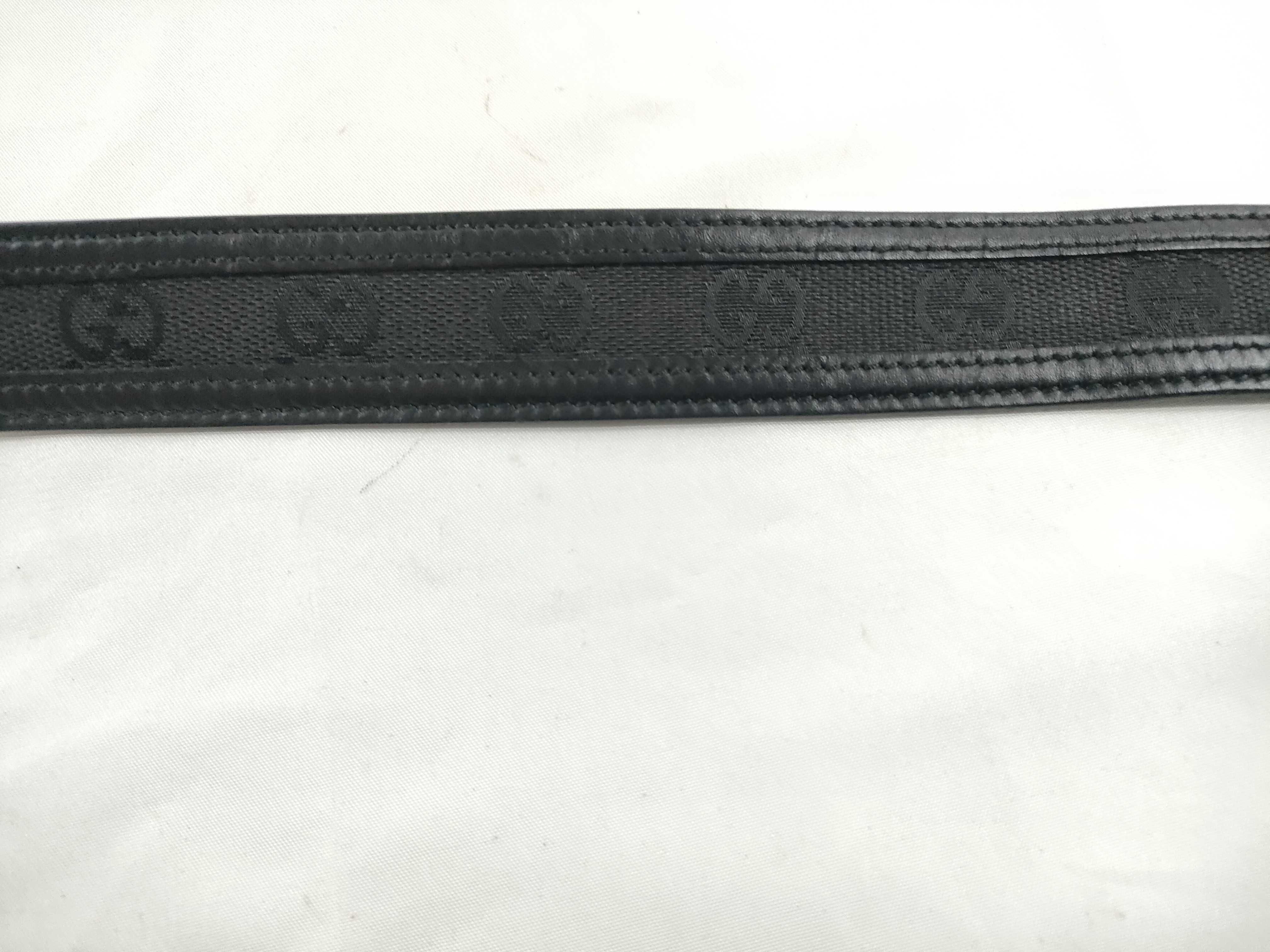 Interlocking G GG Monogram Silver Buckle Belt — view 9