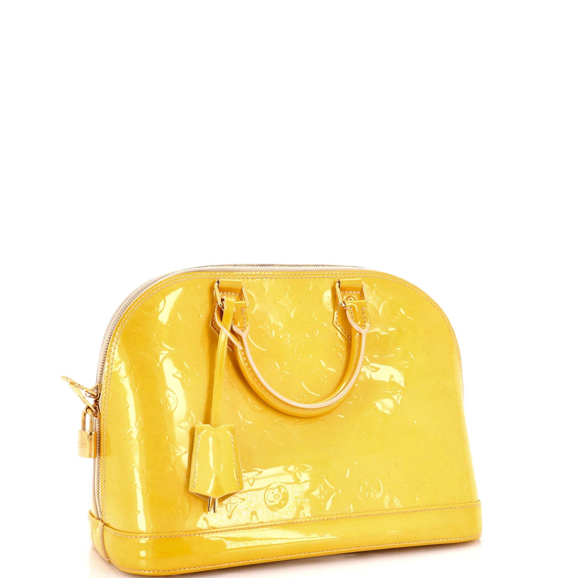 Alma Handbag Monogram Vernis Pm — view 2