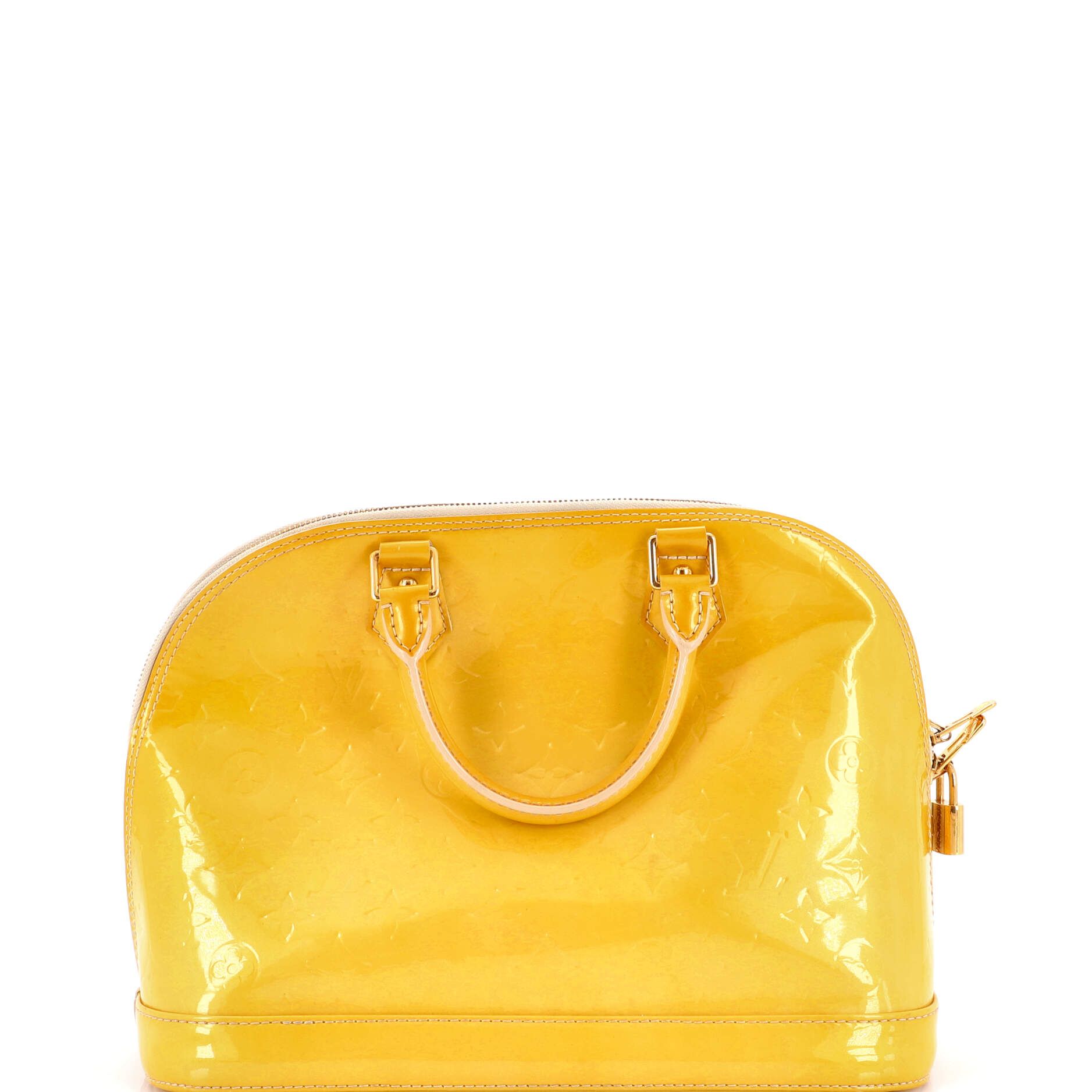 Alma Handbag Monogram Vernis Pm — view 3