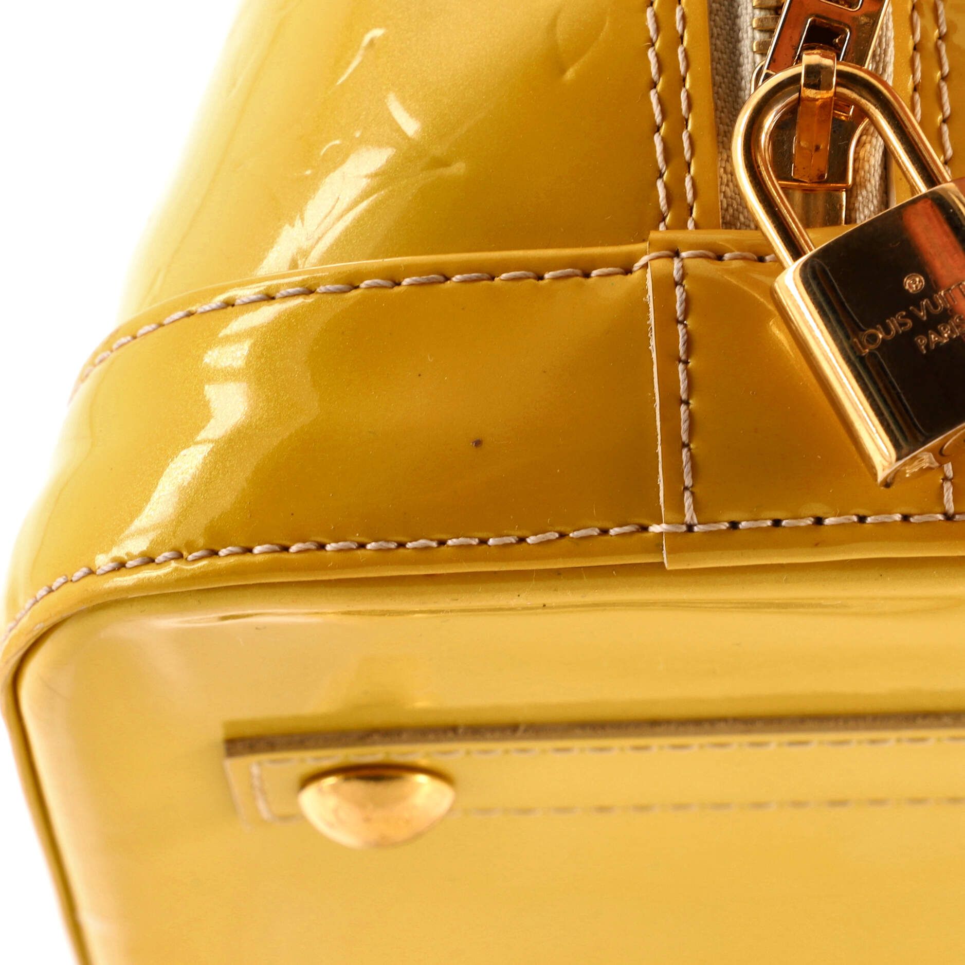 Alma Handbag Monogram Vernis Pm — view 7