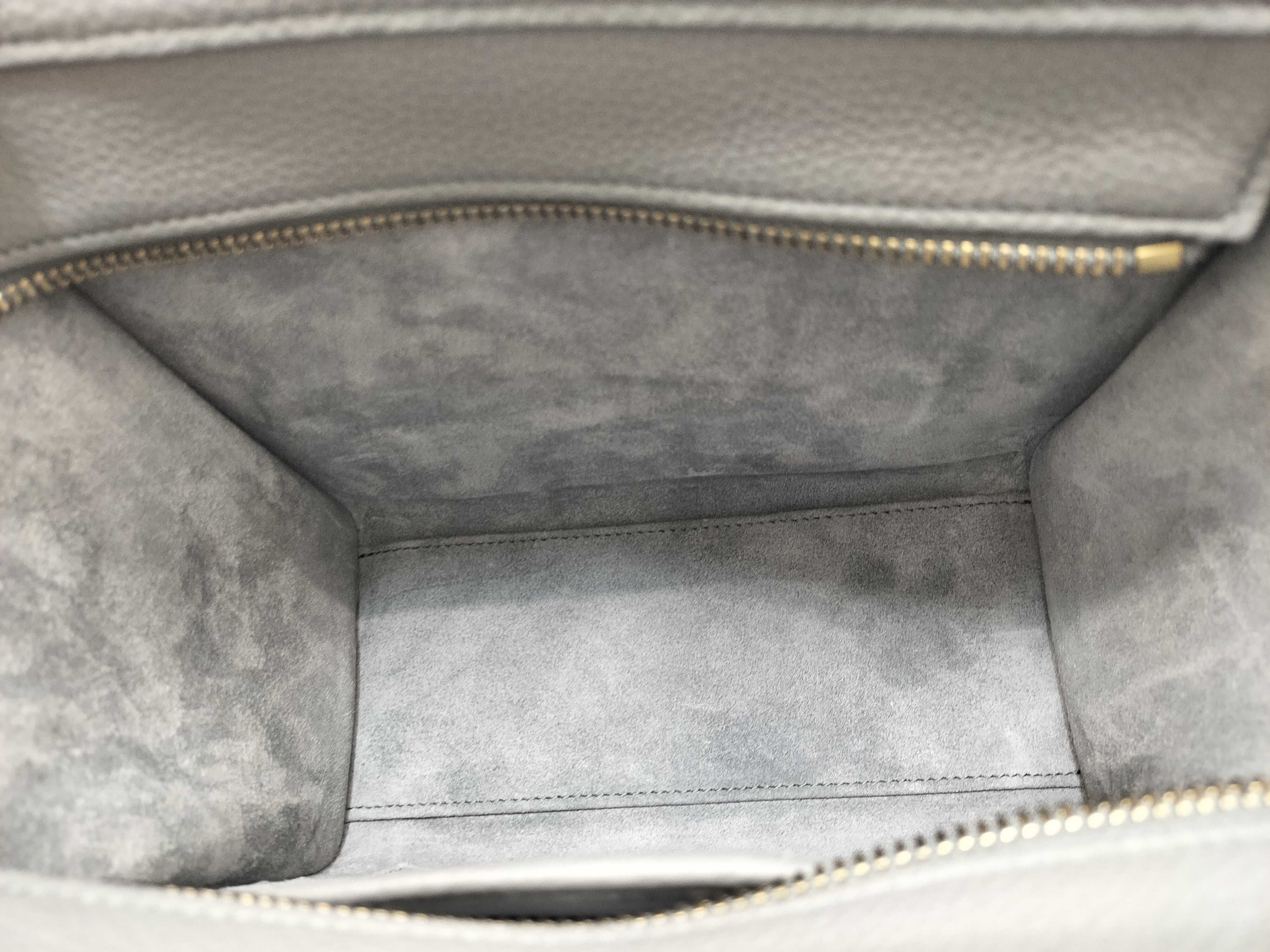Luggage Nano Shopper 2-Way Bag, Gray, Size 39, Handbag — view 12