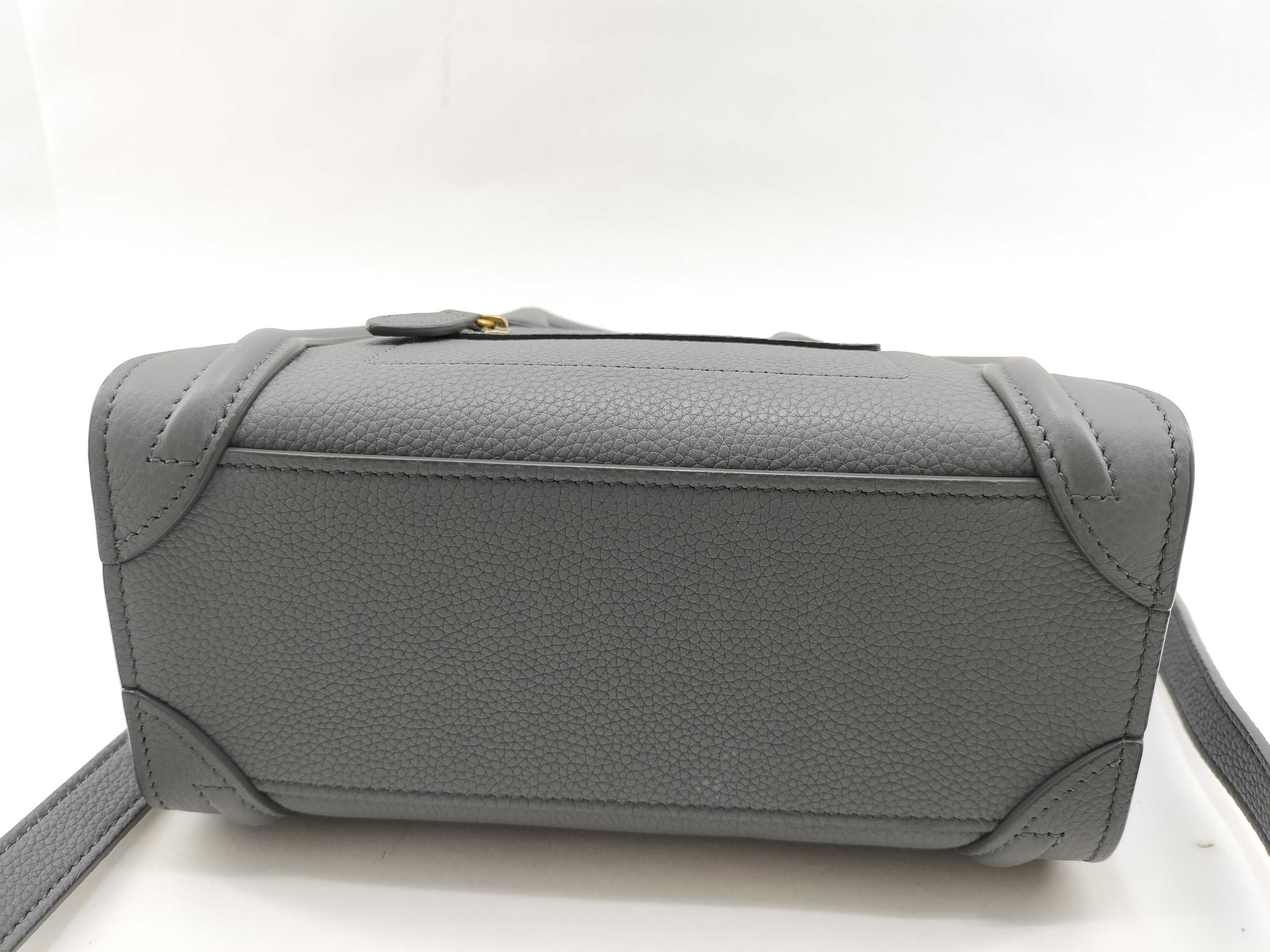Luggage Nano Shopper 2-Way Bag, Gray, Size 39, Handbag — view 7