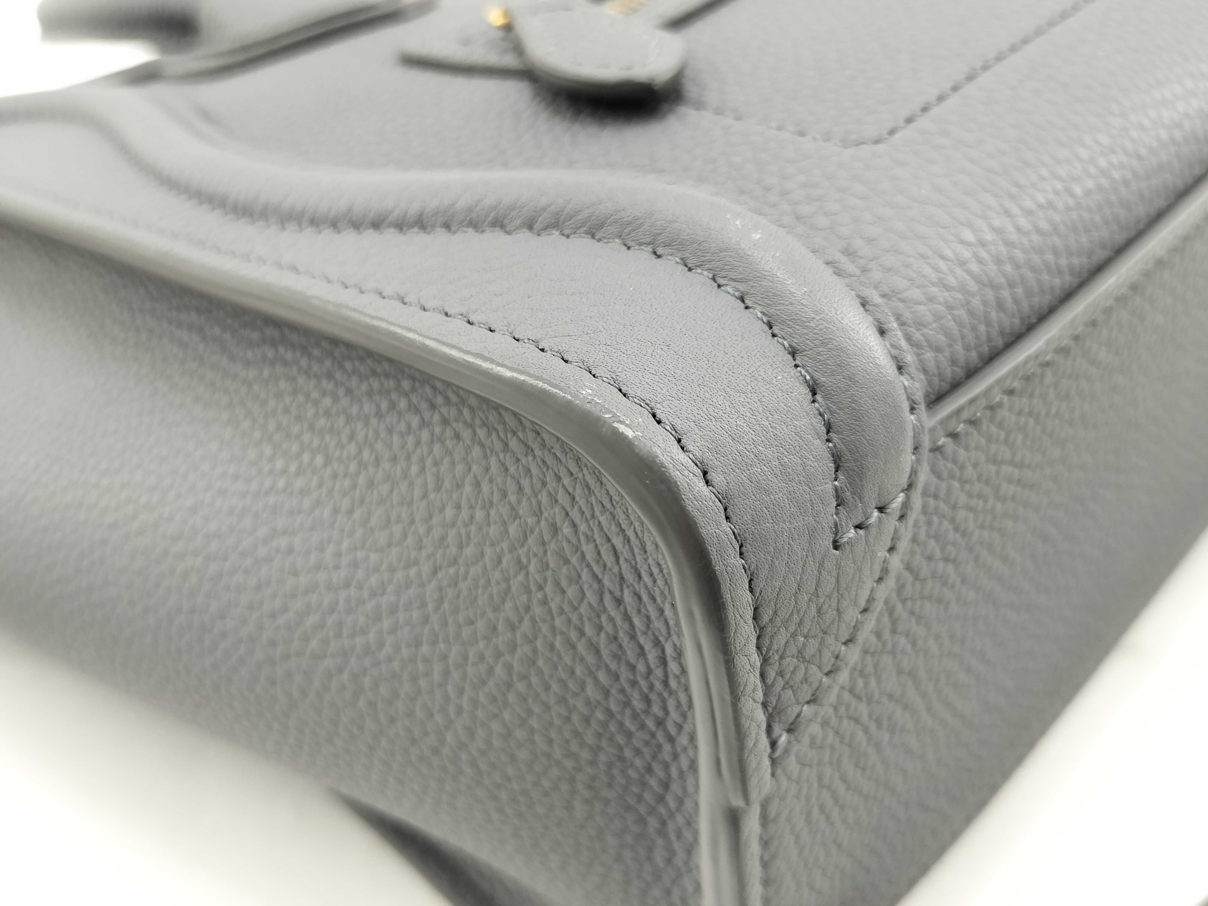 Luggage Nano Shopper 2-Way Bag, Gray, Size 39, Handbag — view 8