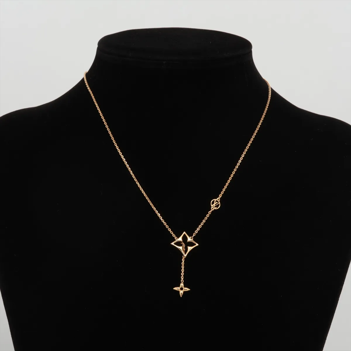 M01234 Necklace LV Flower Gram DI2244 Necklace GP Gold — view 5
