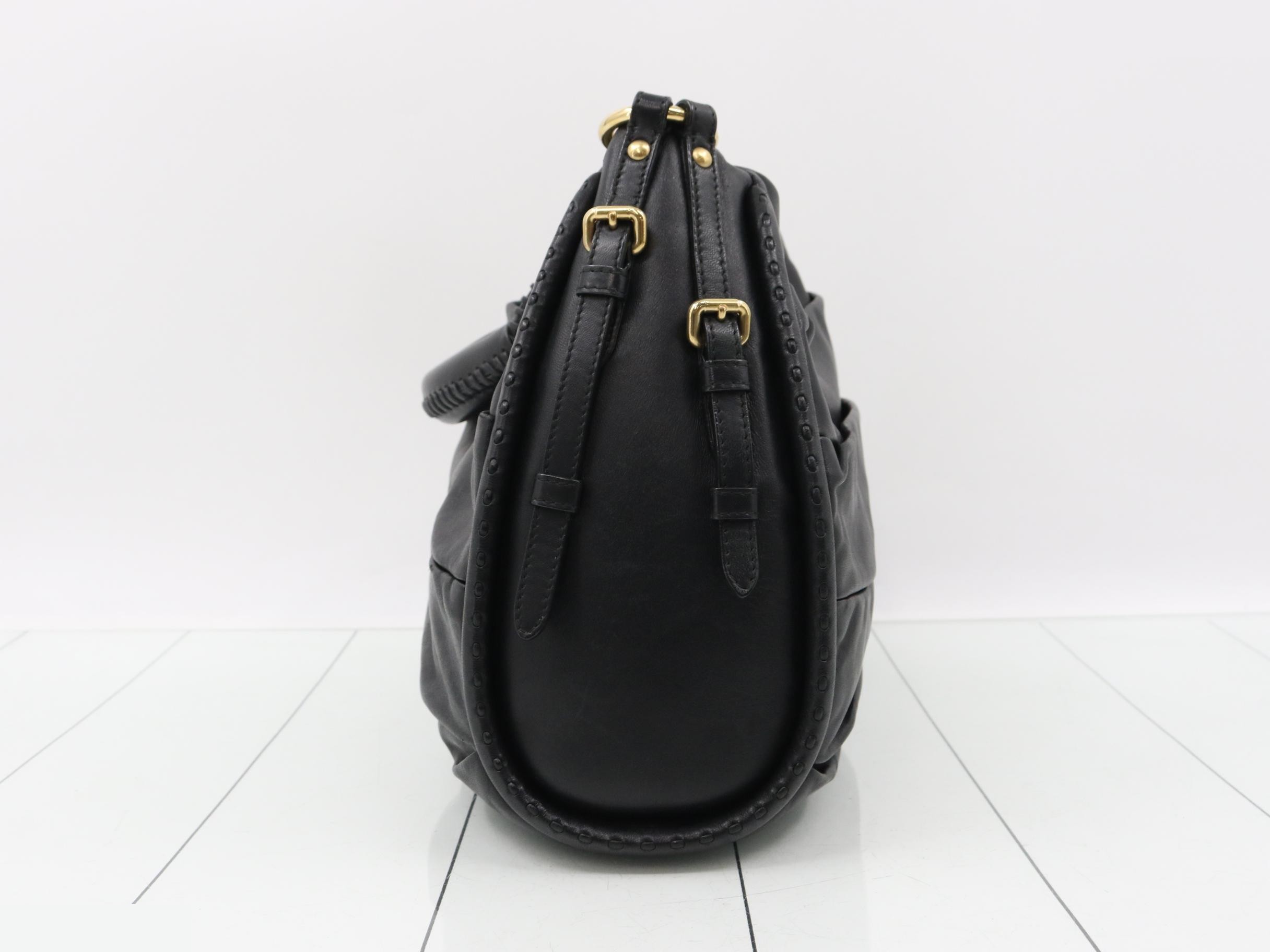 Leather shoulder bag — view 3