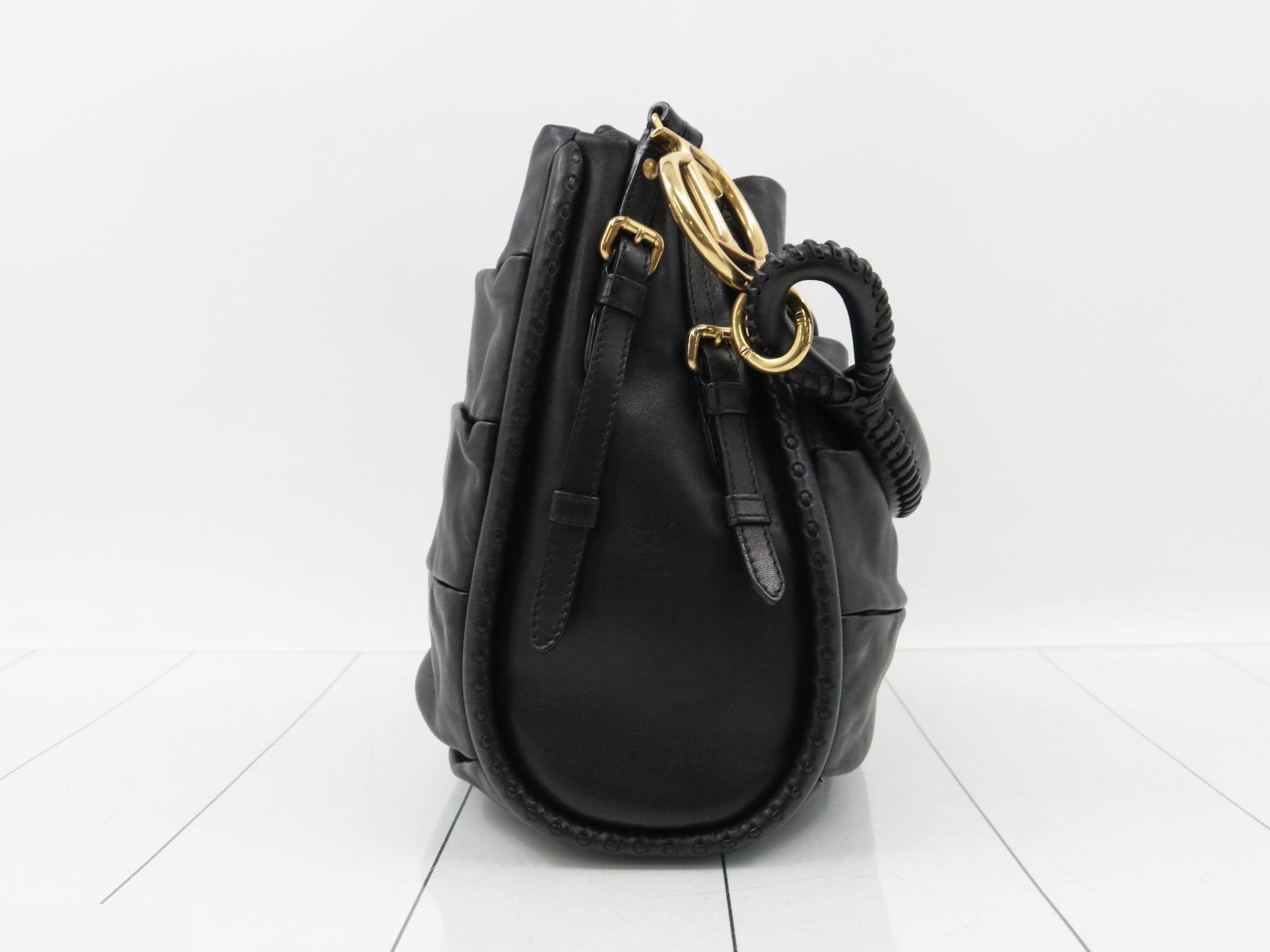 Leather shoulder bag — view 4