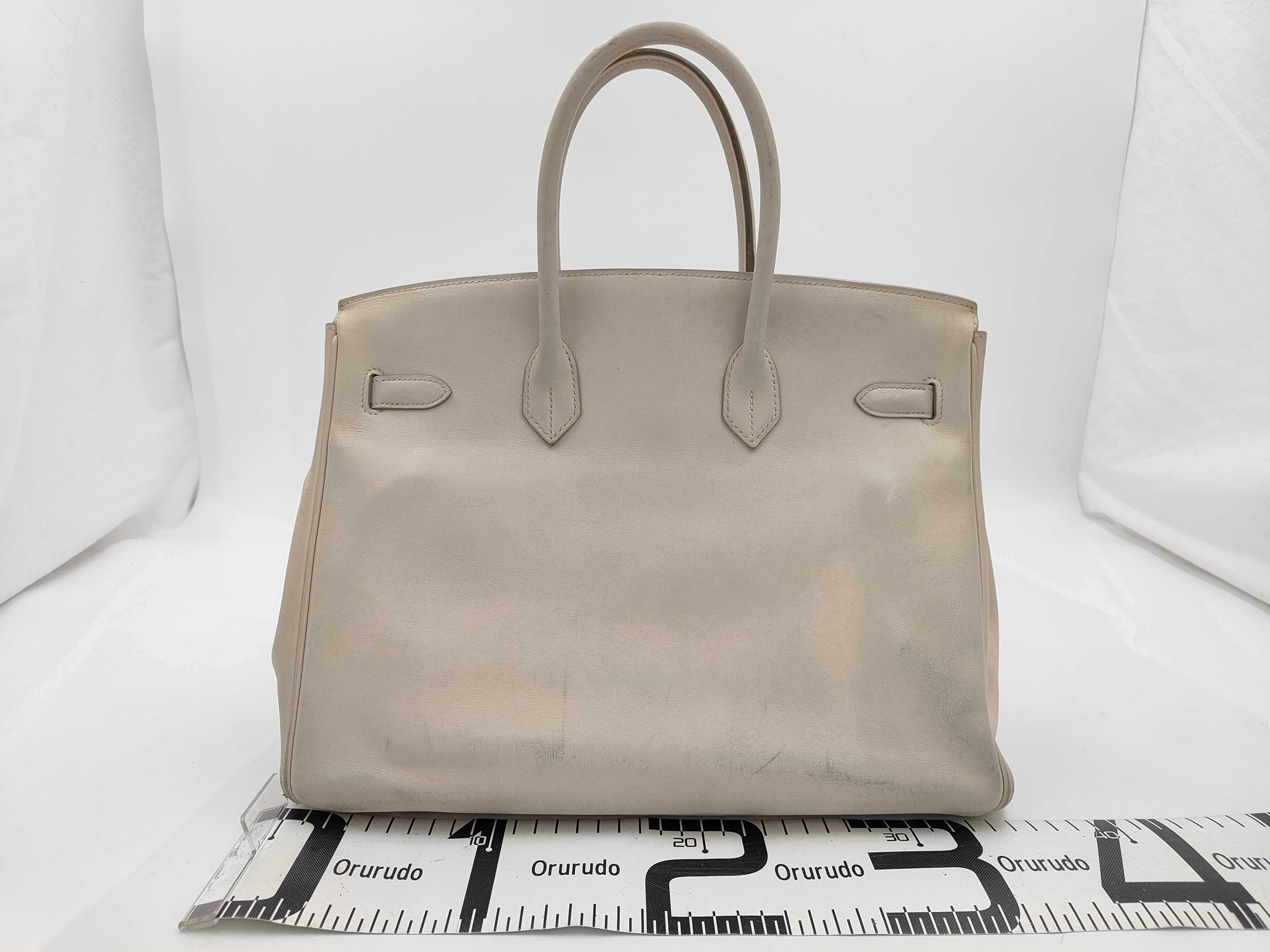 Birkin Bag BIRKIN 35 SWIFT PARCHMENT Handbag — view 2