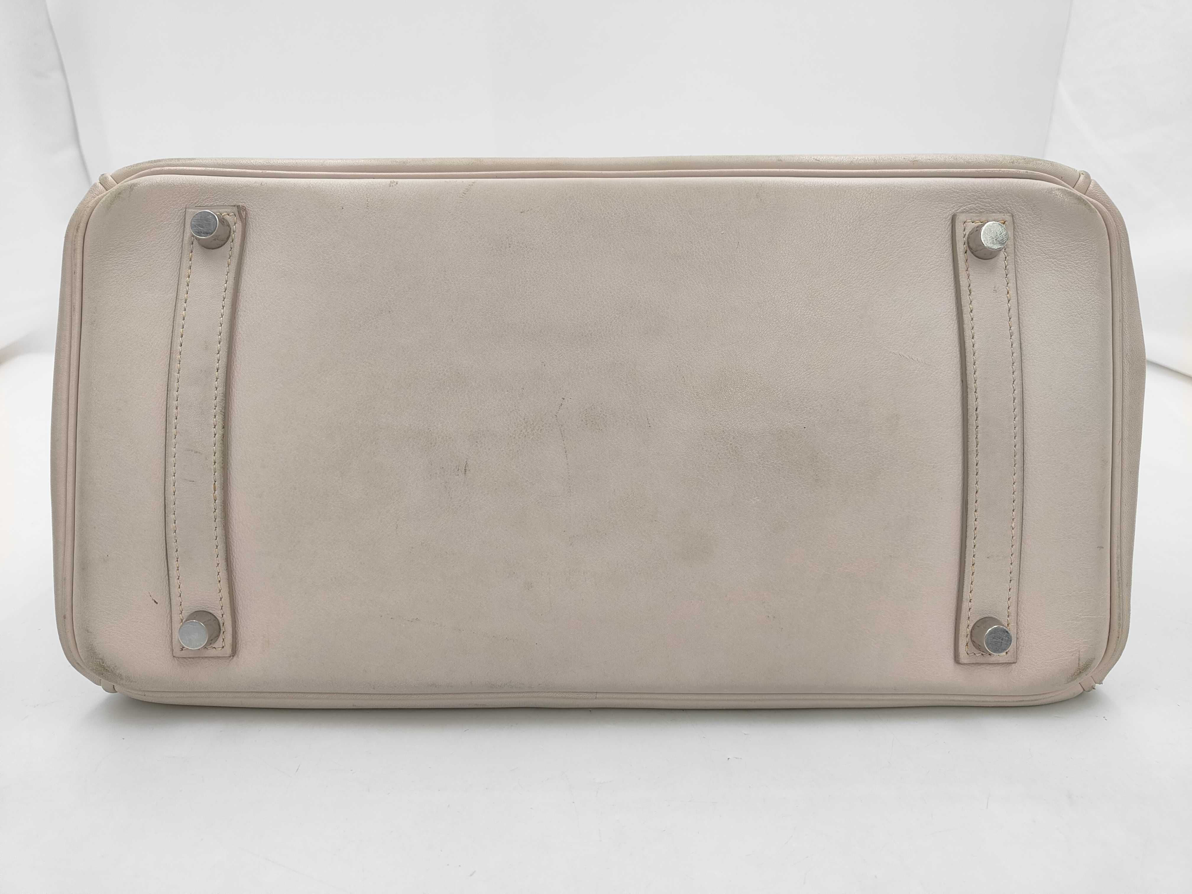 Birkin Bag BIRKIN 35 SWIFT PARCHMENT Handbag — view 7